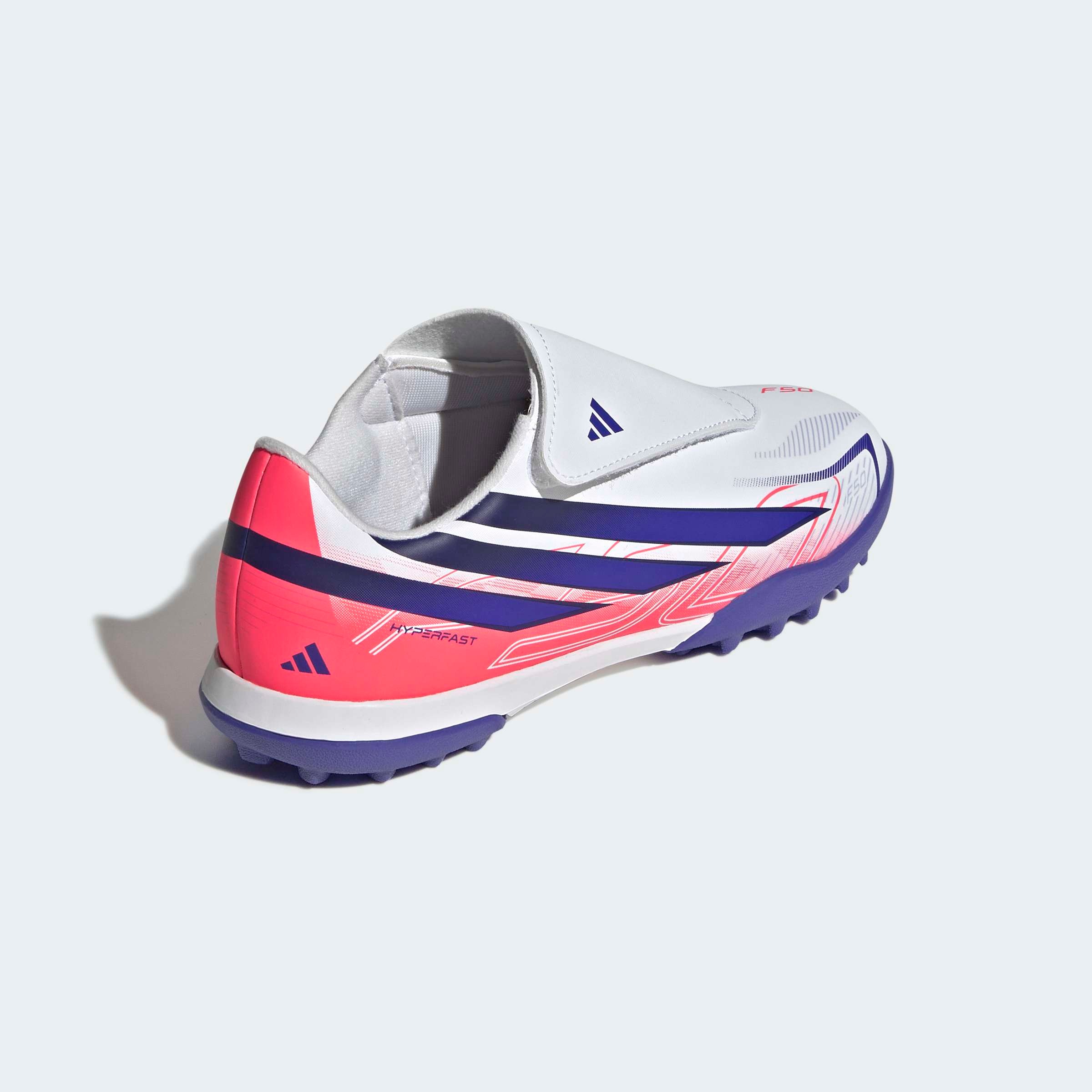 adidas Performance Chaussure de football »F50 HYPERFAST CLUB KIDS , HYBRIDRASEN, KLETTVERSCHLUSS«  pour enfants et adolescents