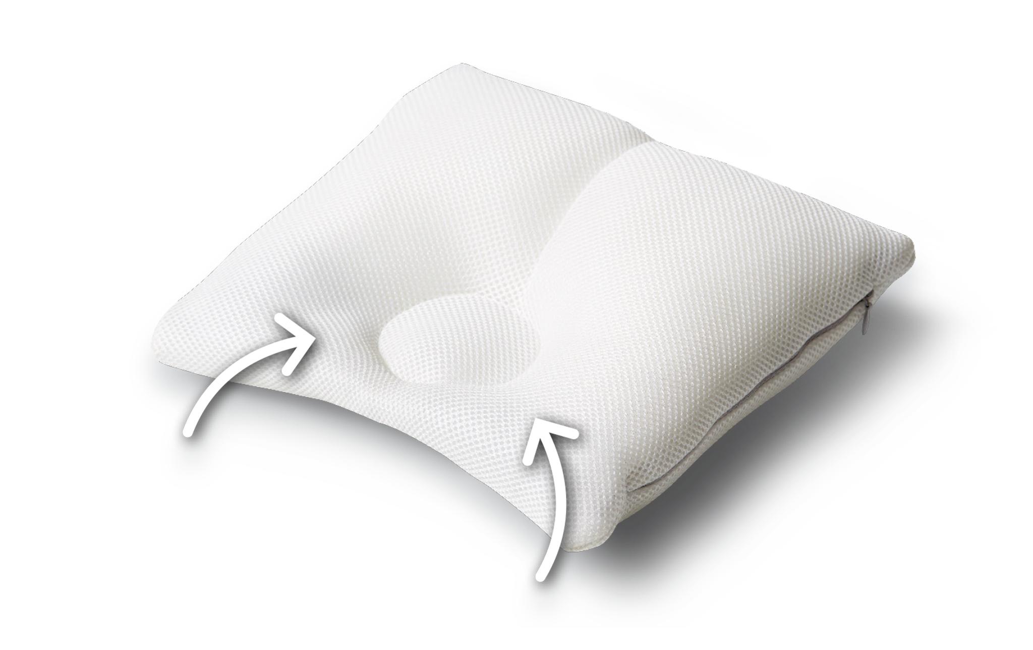 Träumeland Kopfkissen »Carefor Maxi Weiss 26 x 28 x 7 cm«, (1 St.)
