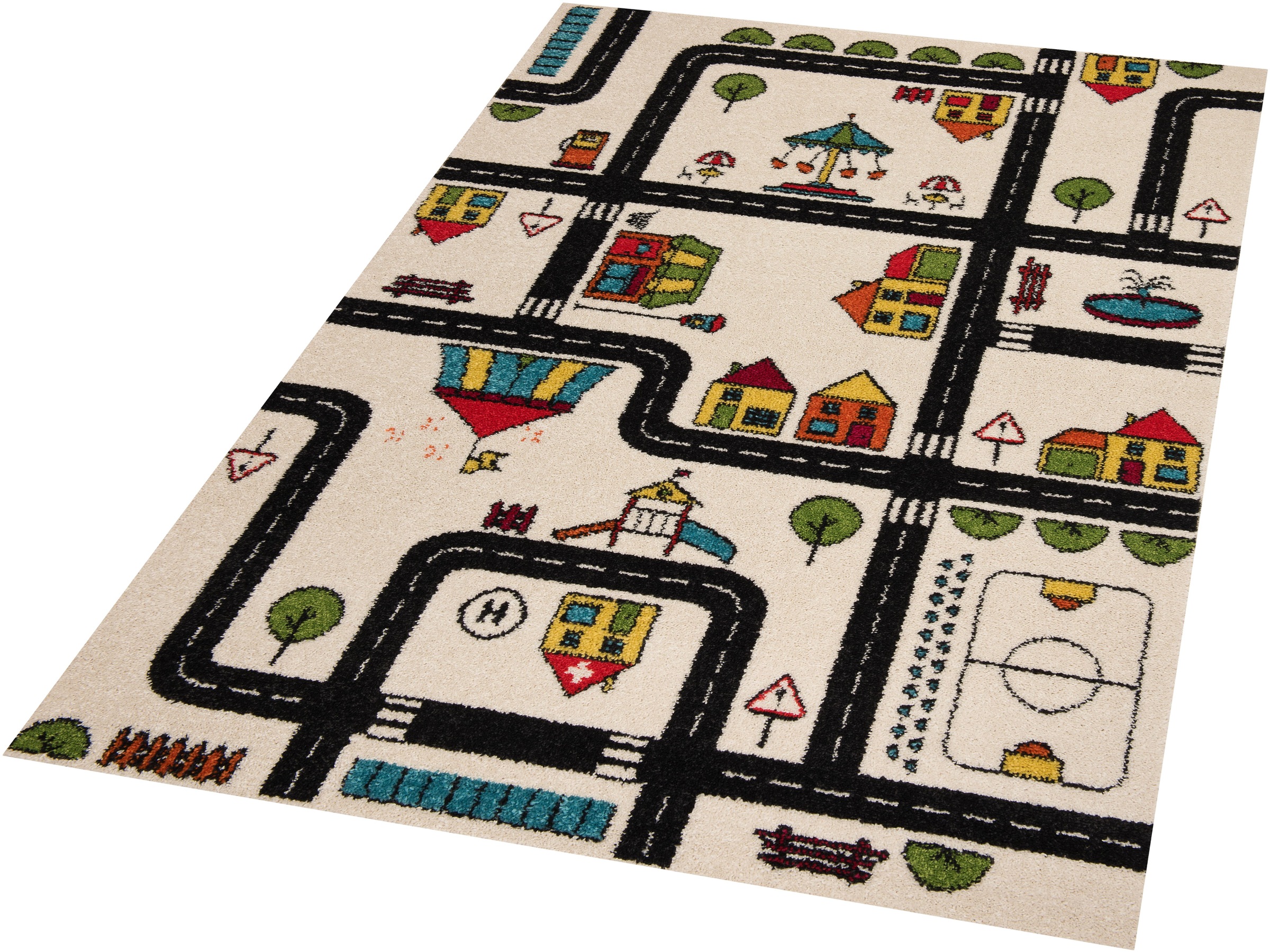 Image of Zala Living Kinderteppich »Big City«, rechteckig, 9 mm Höhe, Strassen-Spielunterlage, besonders weich durch Microfaser bei Ackermann Versand Schweiz