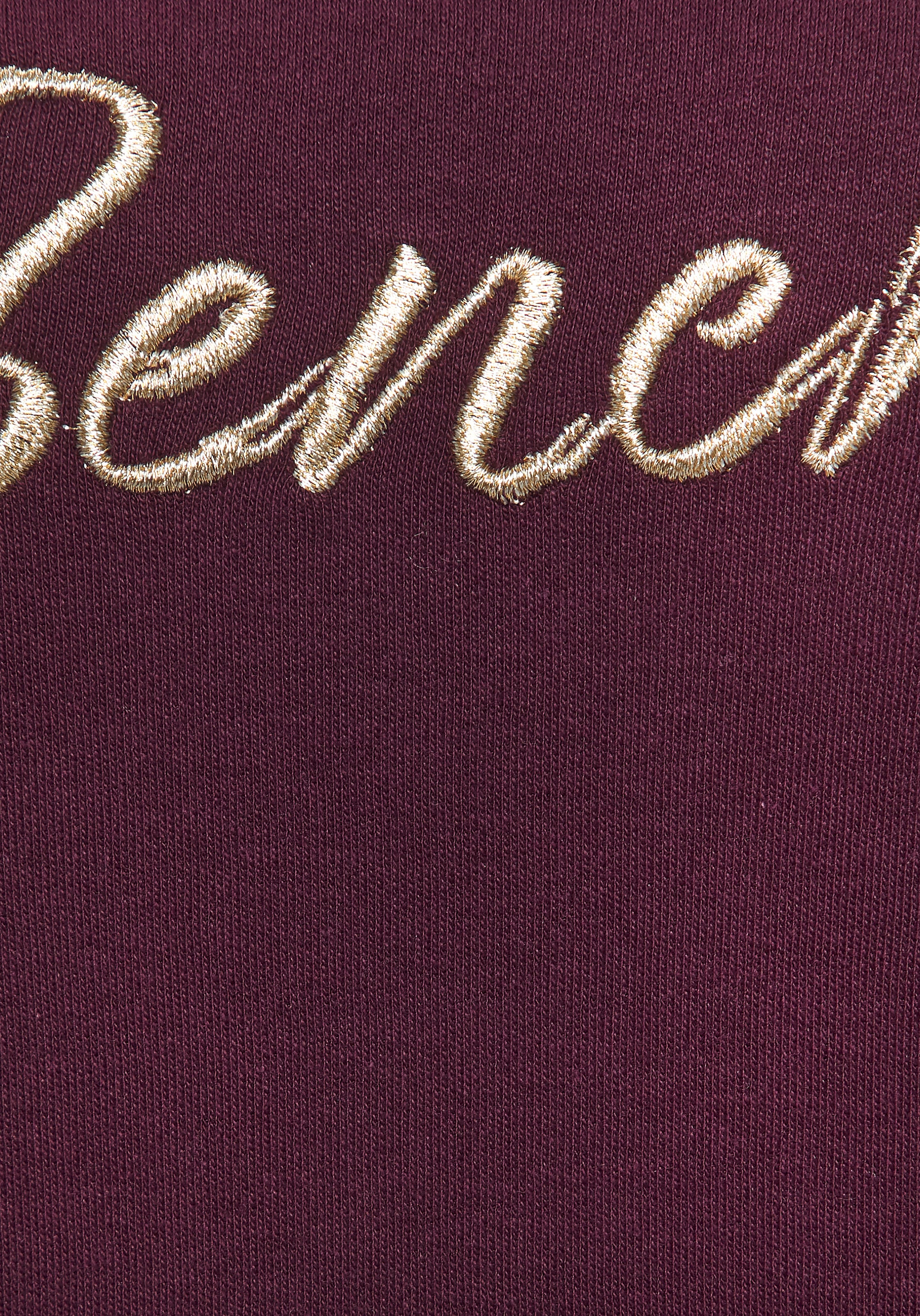 Bench. Loungewear Sweatshirt , mit Logostickerei, Loungewear
