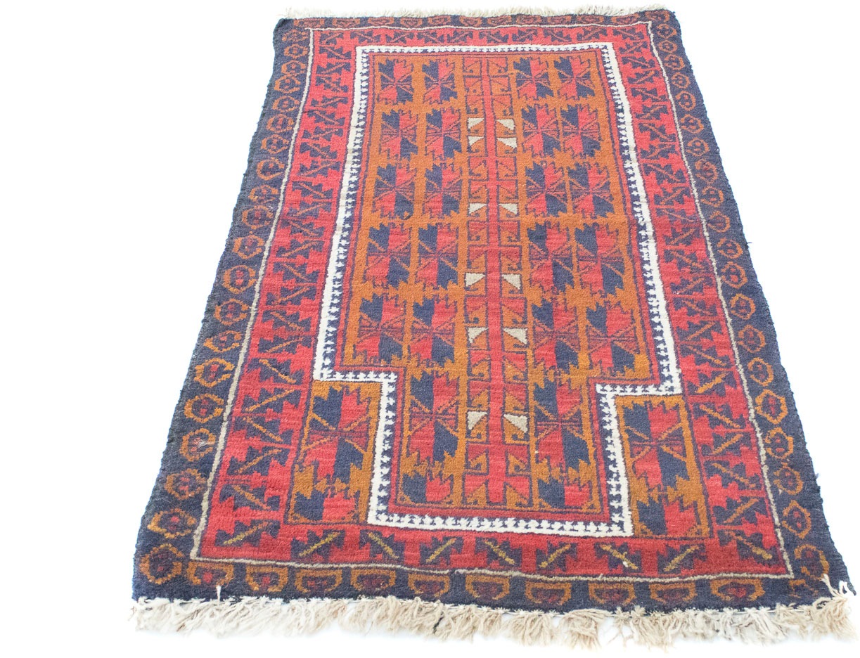 Image of morgenland Wollteppich »Belutsch Teppich handgeknüpft rot«, rechteckig, 13 mm Höhe, handgeknüpft bei Ackermann Versand Schweiz