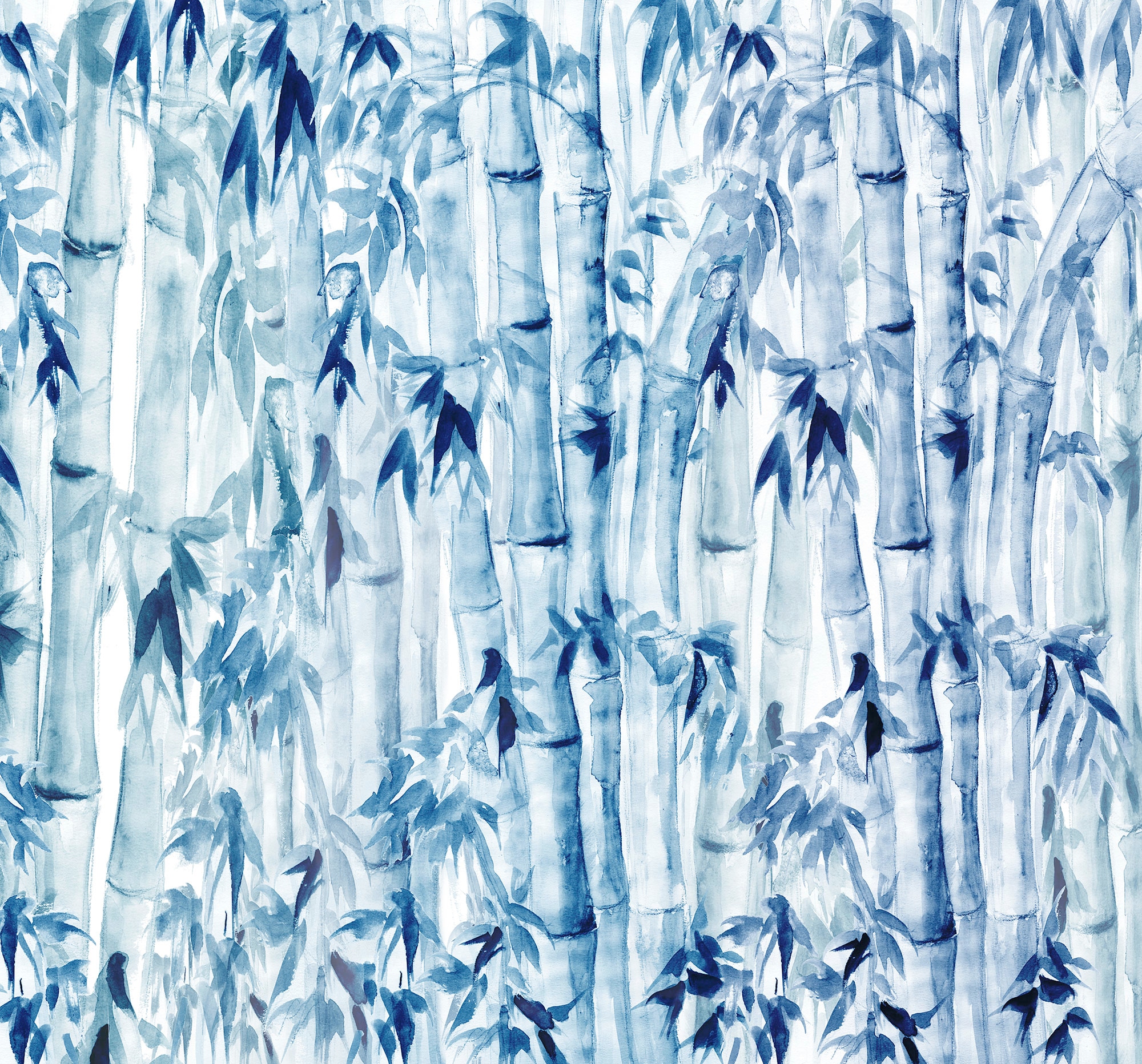 Image of Komar Vliestapete "Digitaldruck Vlies - Bamboos - Grösse 300 x 280 cm" bedruckt glatt Wohnzimmer, Schlafzimmer