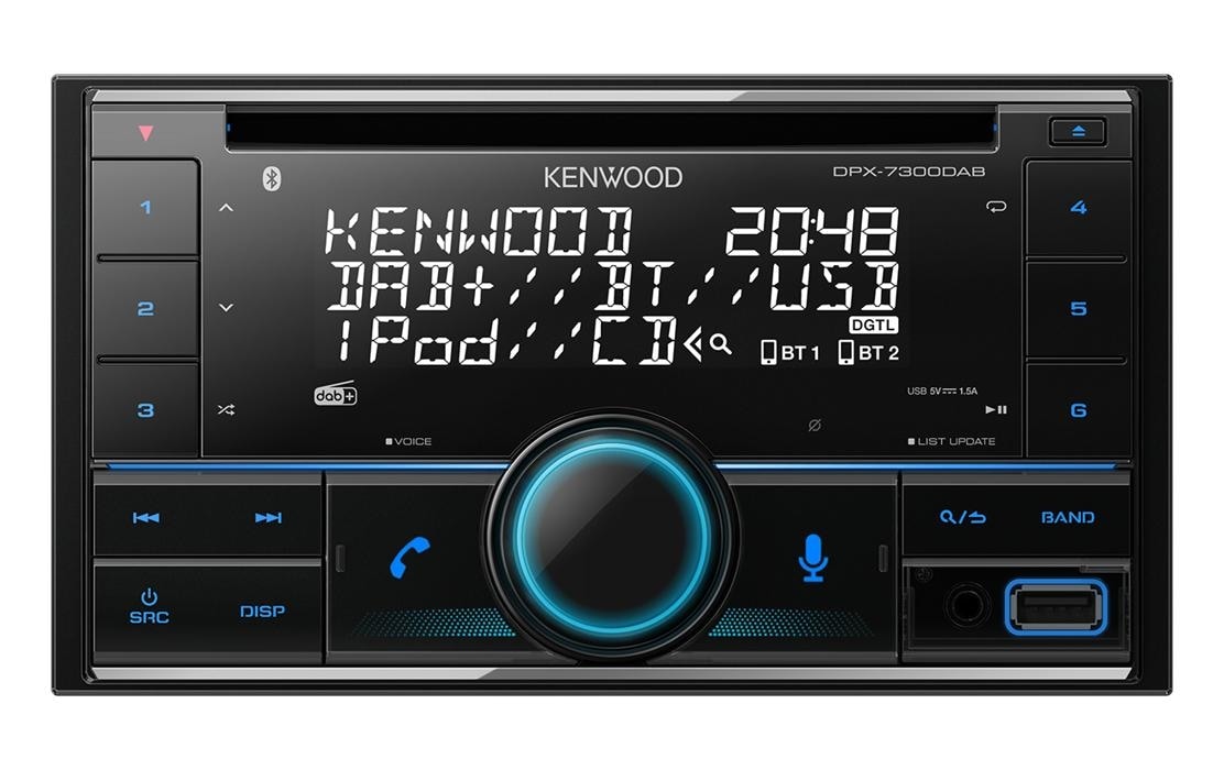 Autoradio »DPX-7300DAB 2 DIN«, (Bluetooth-CD Digitalradio (DAB+)