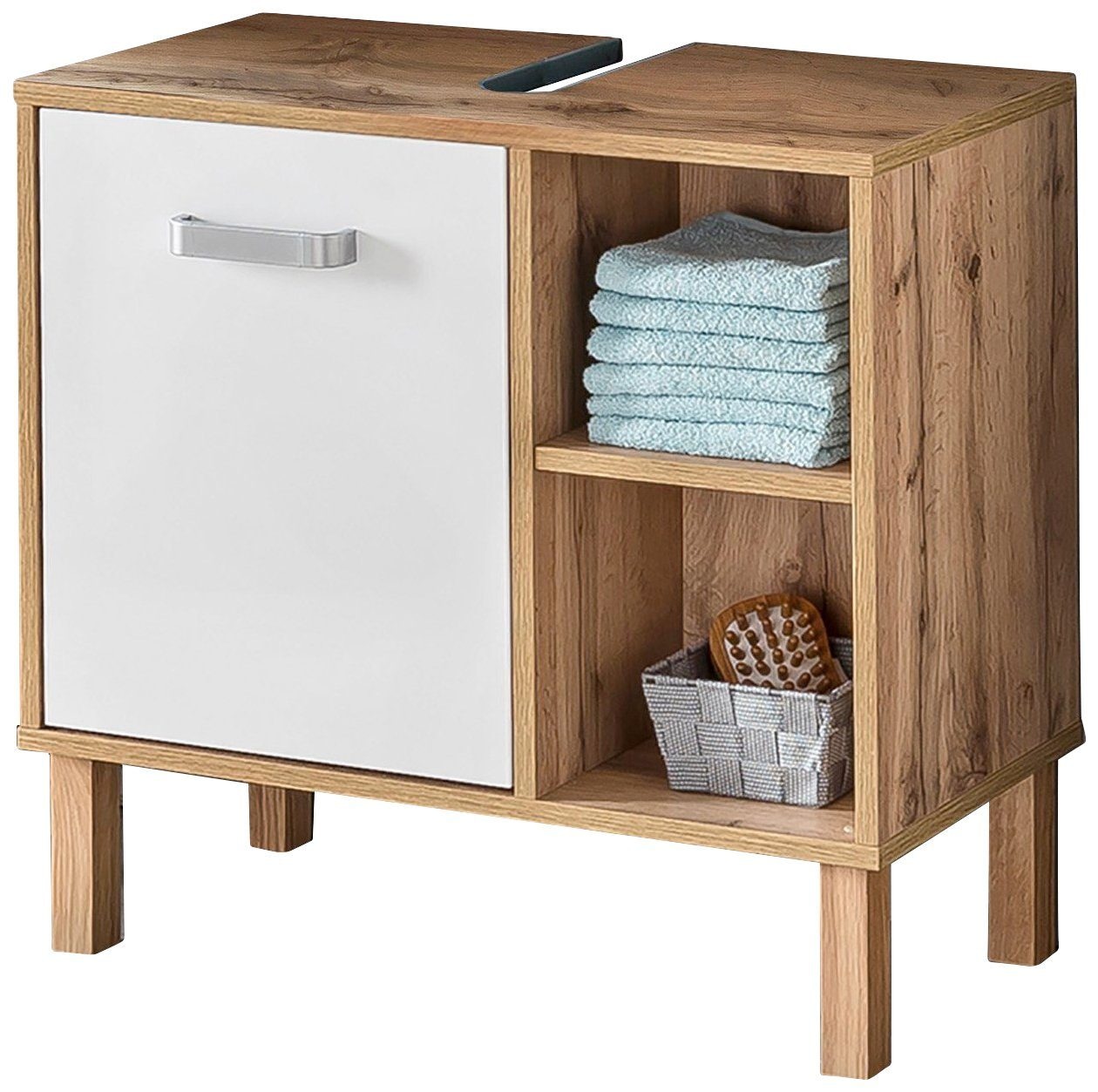 Image of Schildmeyer Waschbeckenunterschrank "Malina, Waschbeckenunterschrank, Made in Germany, B: 65,3 cm" Solide Verarbeitung - Dieses Produkt ist in Deutschland gefertigt