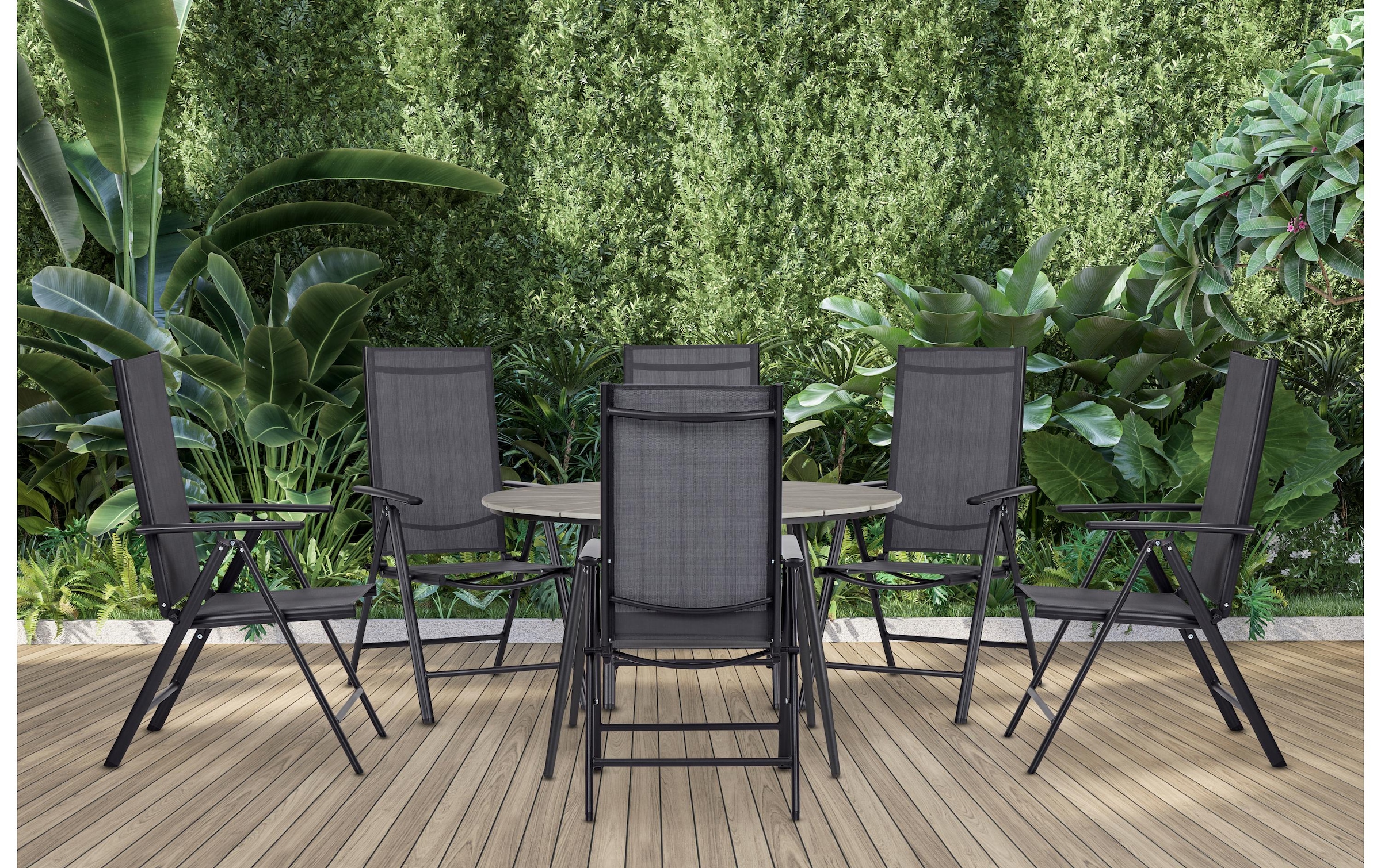 Schou Gartenstuhl »Liv 6 Positionen« () Verstellbarer Gartenstuhl