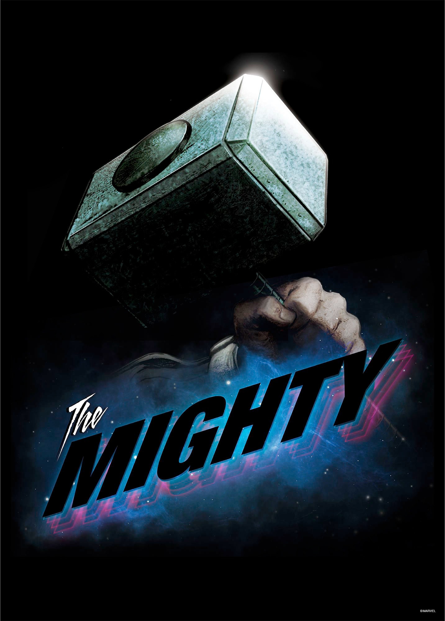 Image of Komar Bild "Avengers The Mighty" Disney 1 Stk. tlg. Wandbild zur Dekoration im Kinderzimmer - ohne Rahmen