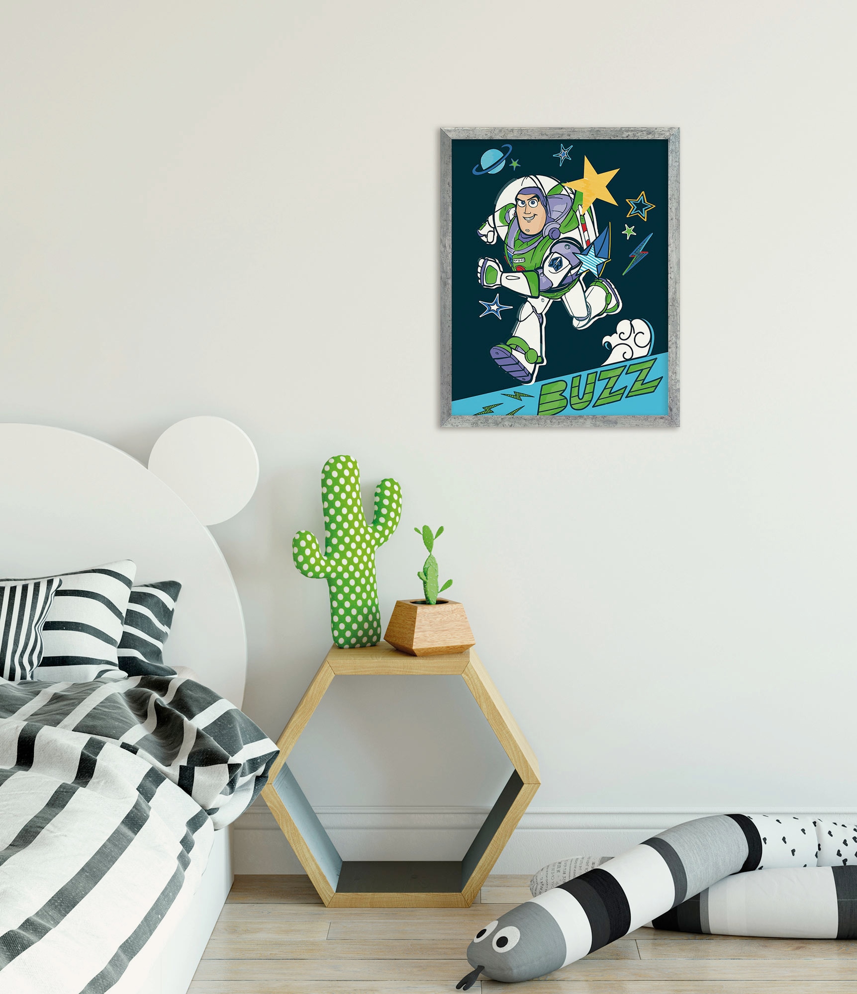 Image of Komar Wandbild "Disney and Pixar Toy Story Buzz" Disney Set, 1 Stk. tlg. 30 x 40 cm (Breite x Höhe) - Kinderzimmer, Dekoration