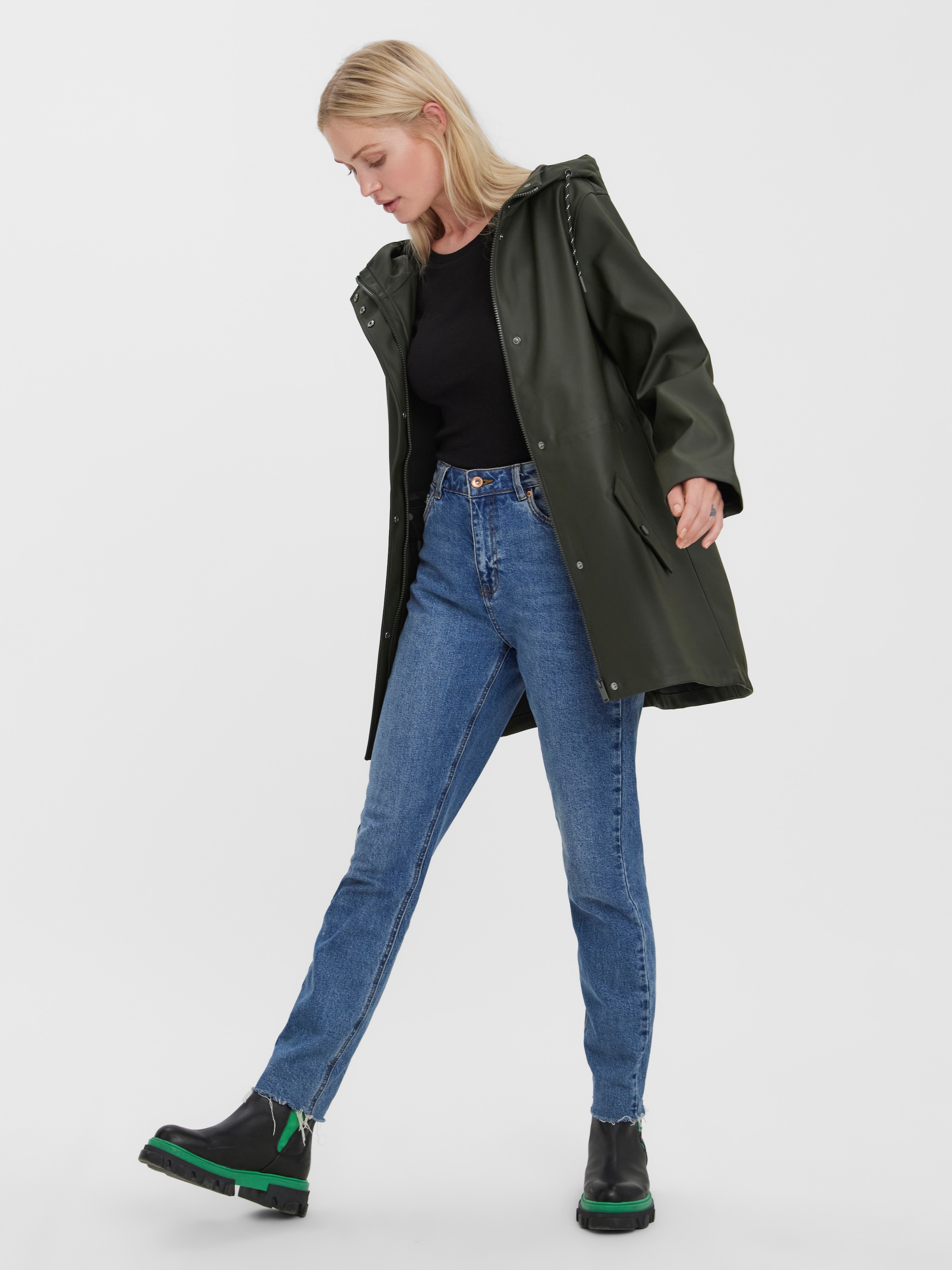 Vero Moda Veste de pluie »VMMALOU COATED JACKET« mit Kapuze
