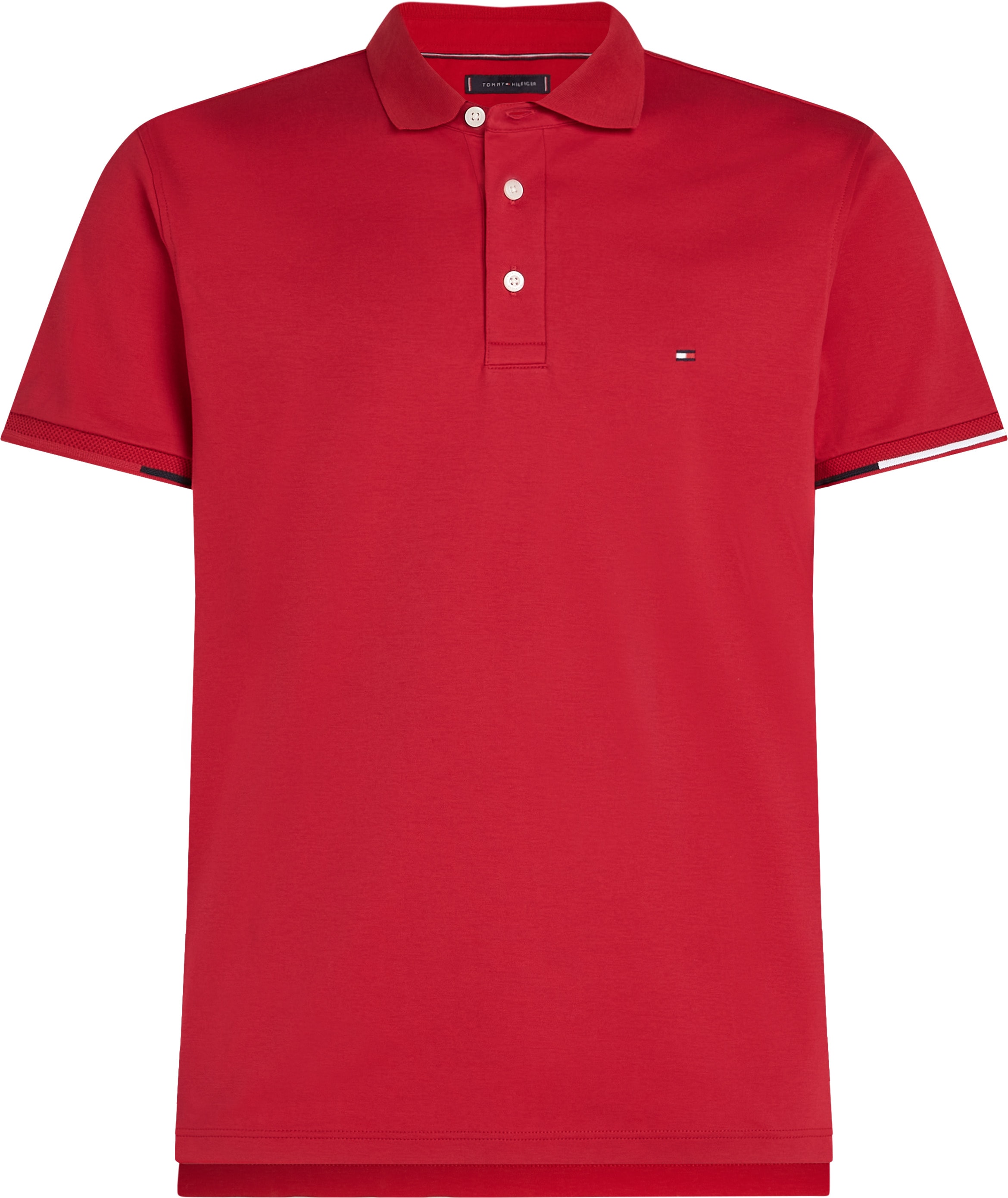 Tommy Hilfiger Big & Tall Poloshirt »BT-INTERLOCK FLAGCUFF SLIM FIT-B«, Grosse Grössen