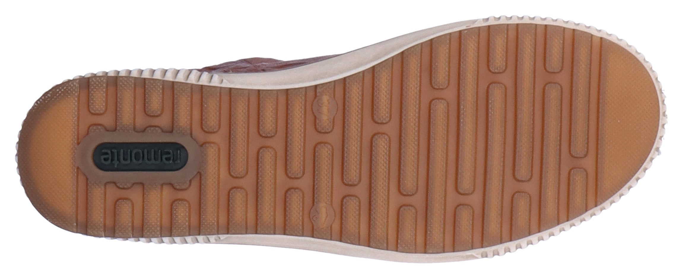 Remonte Plateausneaker, Freizeitschuh, Halbschuh, Schnürschuh mit Aussenreissverschluss