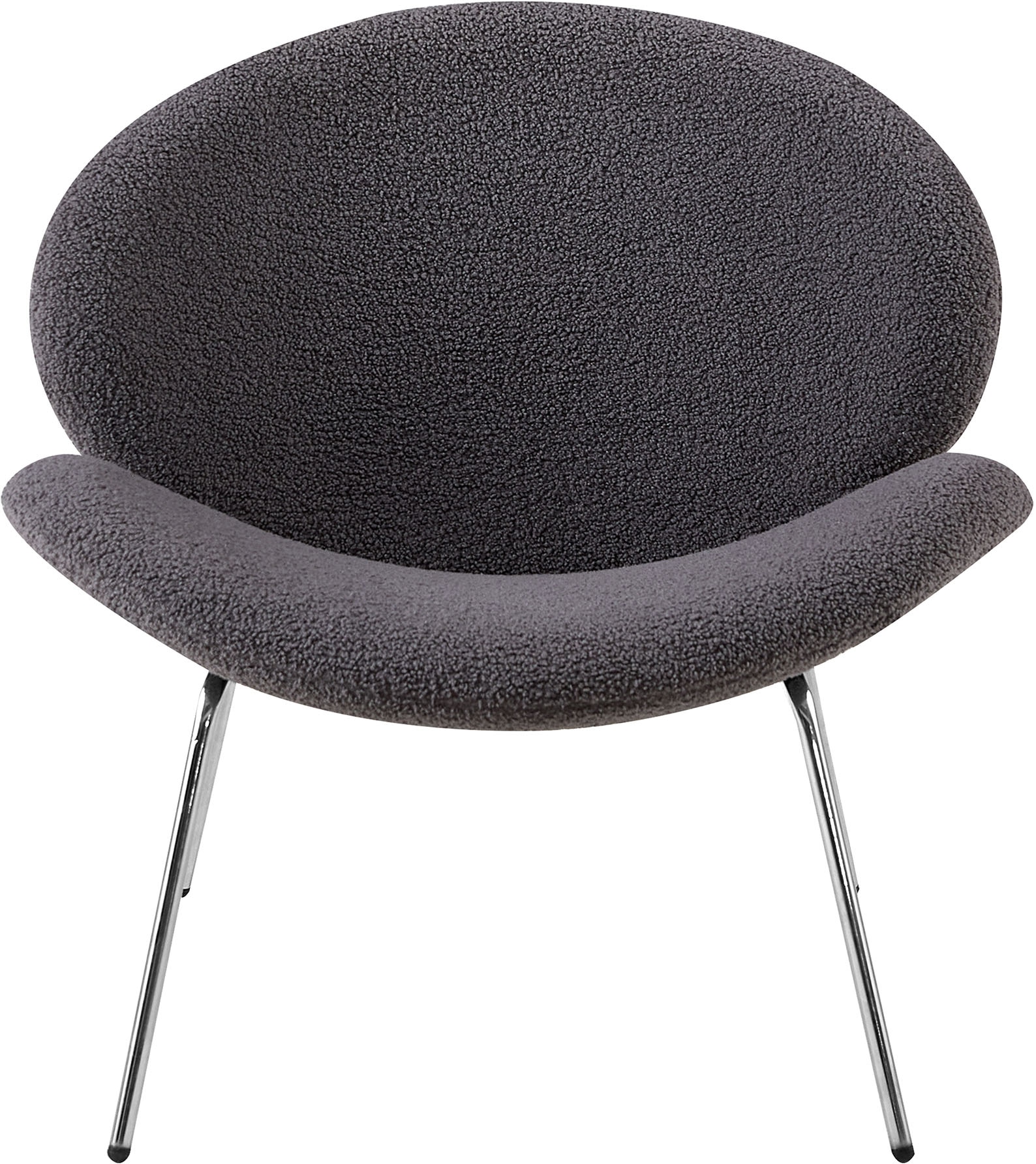 Kayoom Chaise rembourrée »Stuhl Jaden 125 2er-Set, im angesagten Stoff mit dem Kräusel-Effekt« (Set) 2 cuisÄsthetisch minimalistisches Design, Bouclé Stoff, breites Sitzen