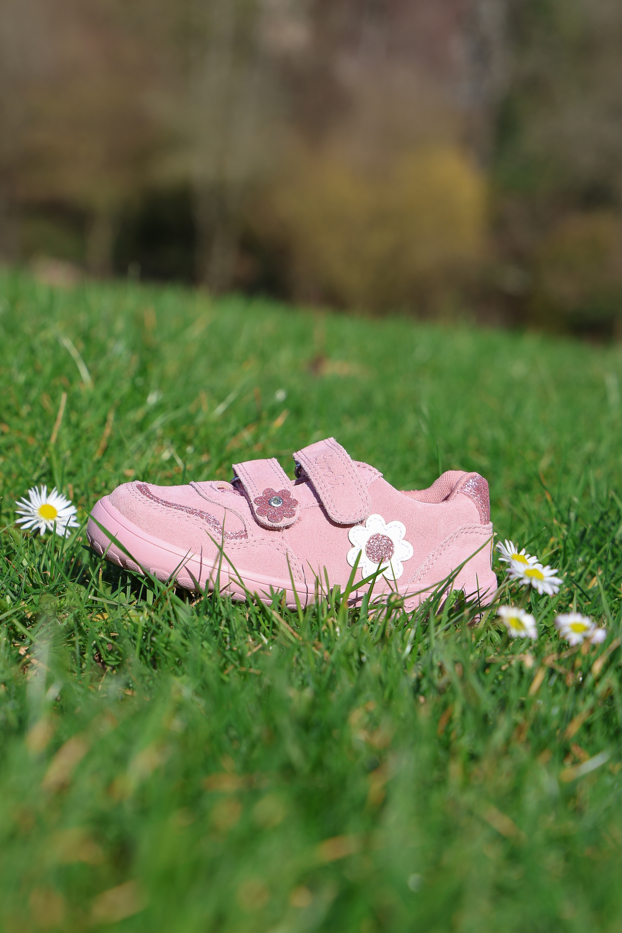 Lurchi Chaussures pieds nus »Jola Barefoot«  , Halbschuh, Sneaker mit Blüten, Grössenschablone zum Download