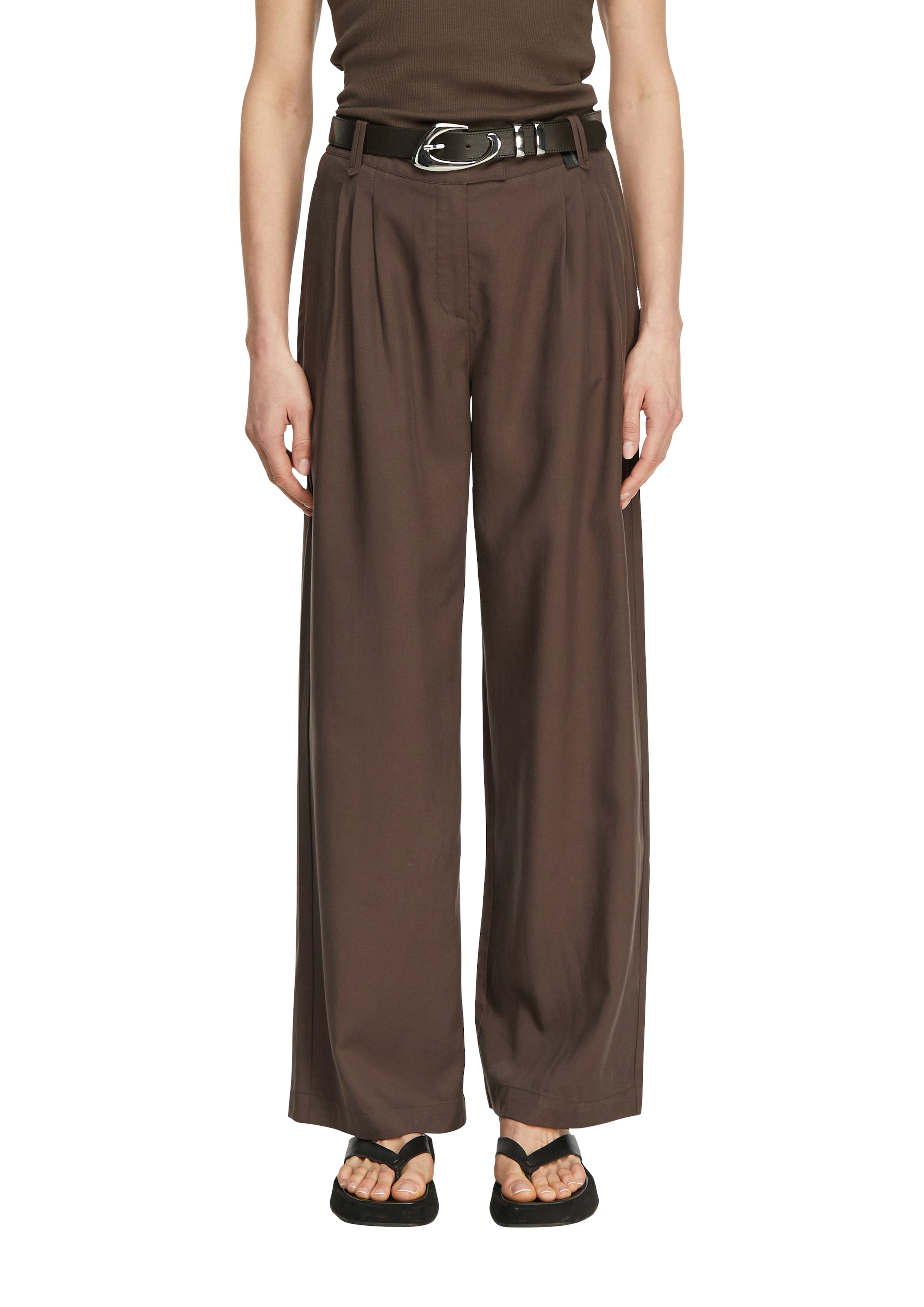 Image of Comma Stoffhose mit Leinenanteil