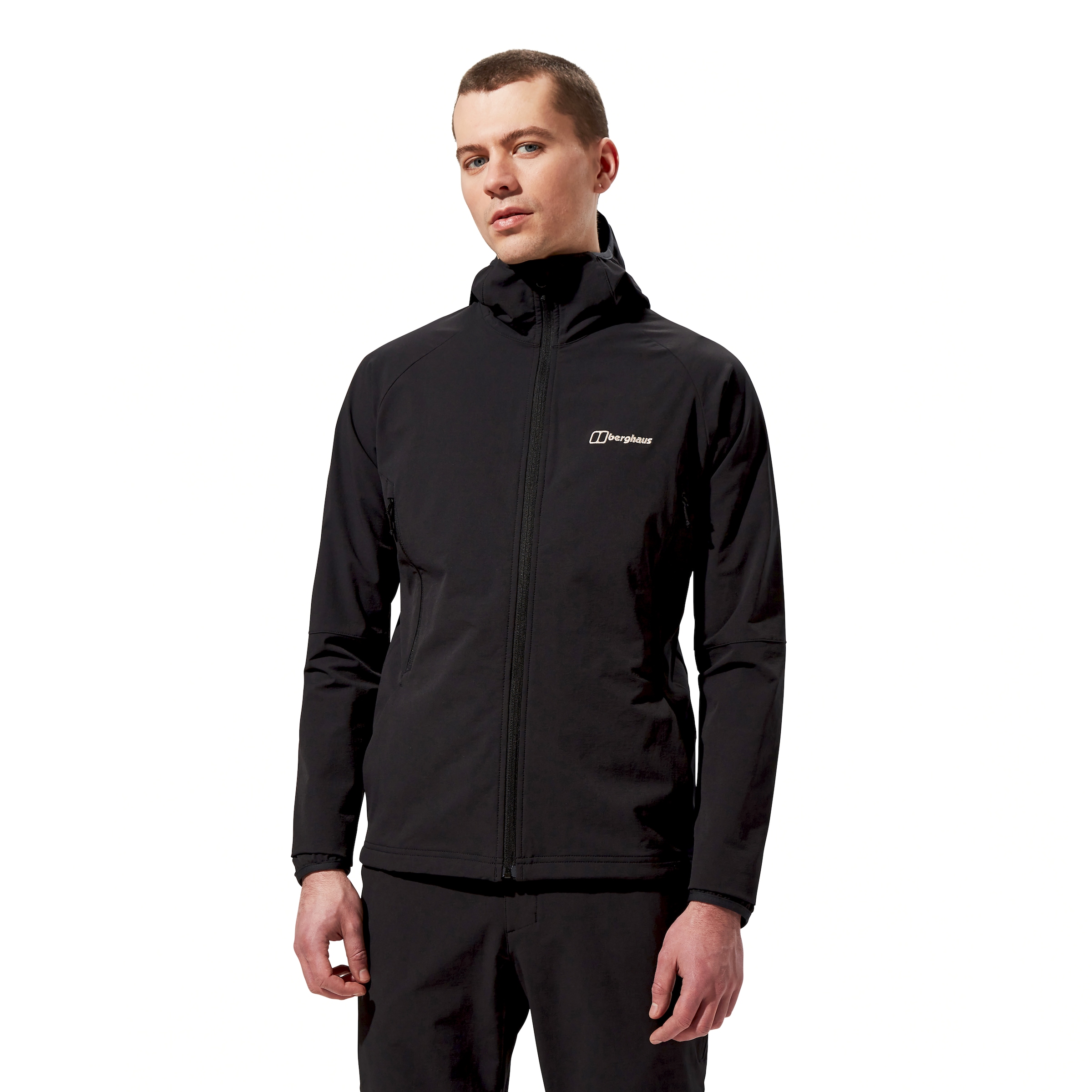 Berghaus Veste fonctionnelle »M SKELBO JKT« mit Kapuze, mit vielen Taschen, aus dehnbarem Material