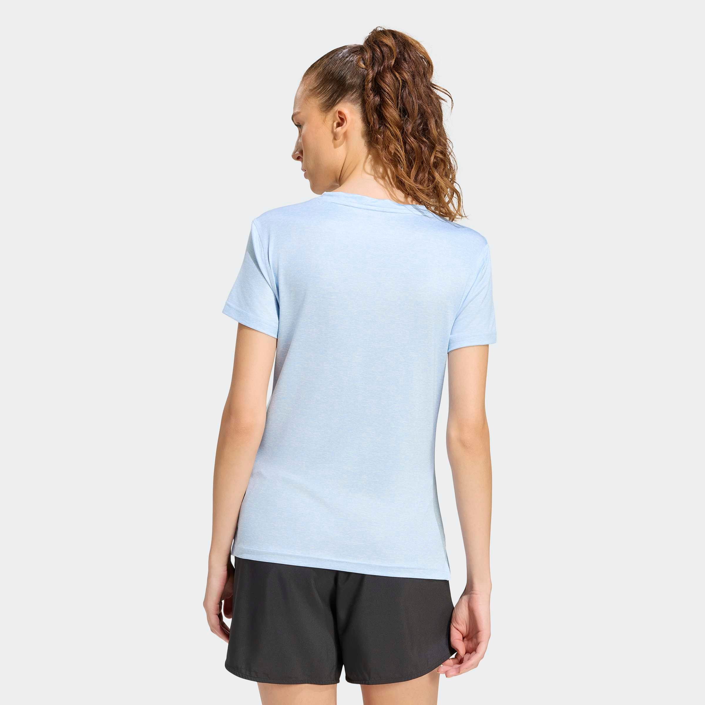adidas Performance T-Shirt »WE HTR V NK TEE« mit V-Ausschnitt, ohne Verschluss, aus Polyester