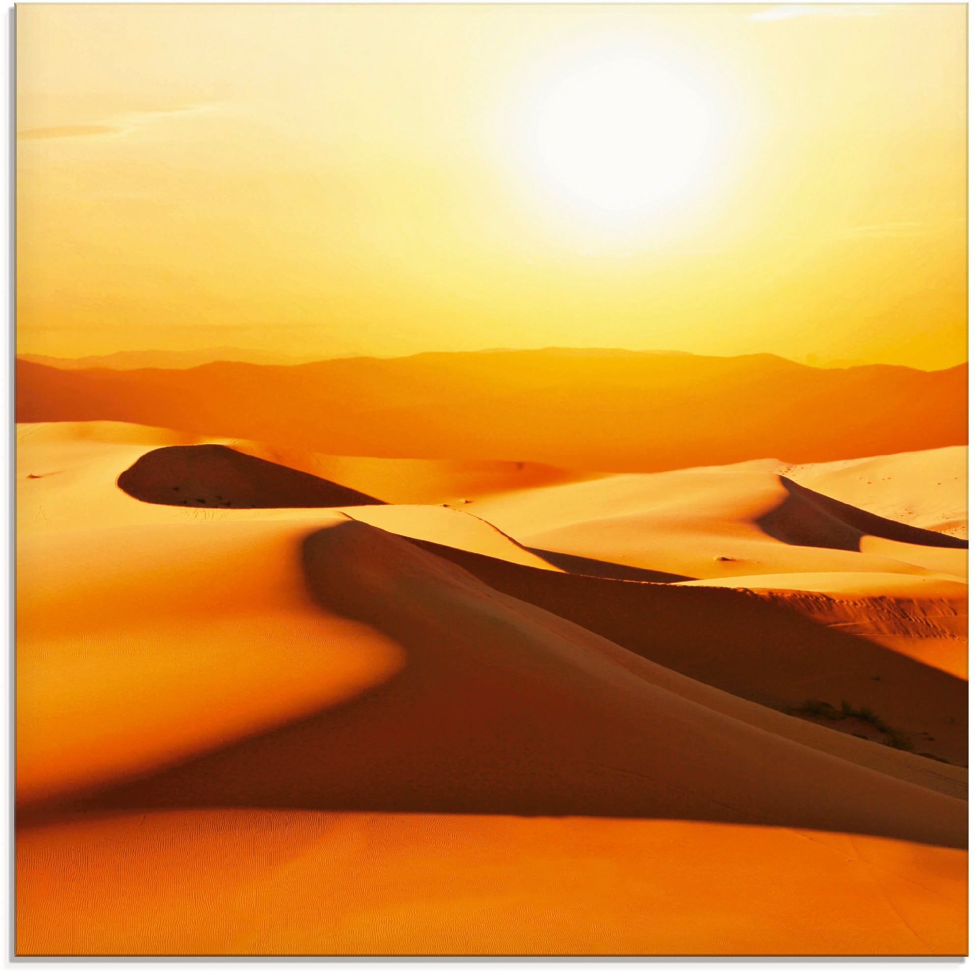 Artland Glasbild »Dünen«, kaufen St.), in verschiedenen Wüste, (1 Grössen