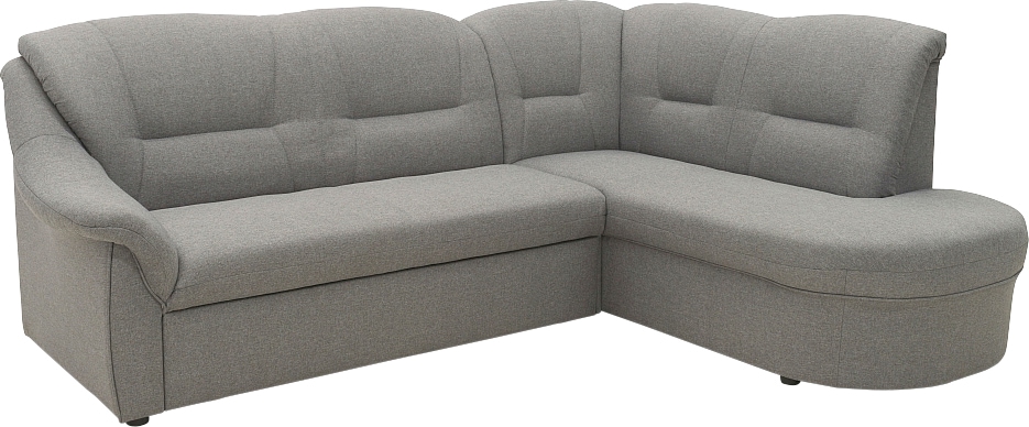 DOMO collection Ecksofa »Faenza für kleine Räume, Stellmasse 232,176cm, komfortabel, L-Form«, mit Ottomane, zeitlos, elegante Armlehnen, wahlweise mit Bettfunktion
