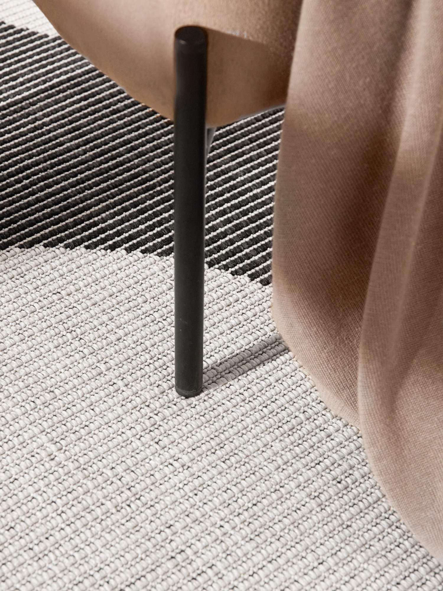 HANSE Home Outdoorteppich »Bowen Wendeteppich«, rund, 5 mm Höhe, In und Outdoor, Flachgewebe, wetterfest, pflegeleicht, robust