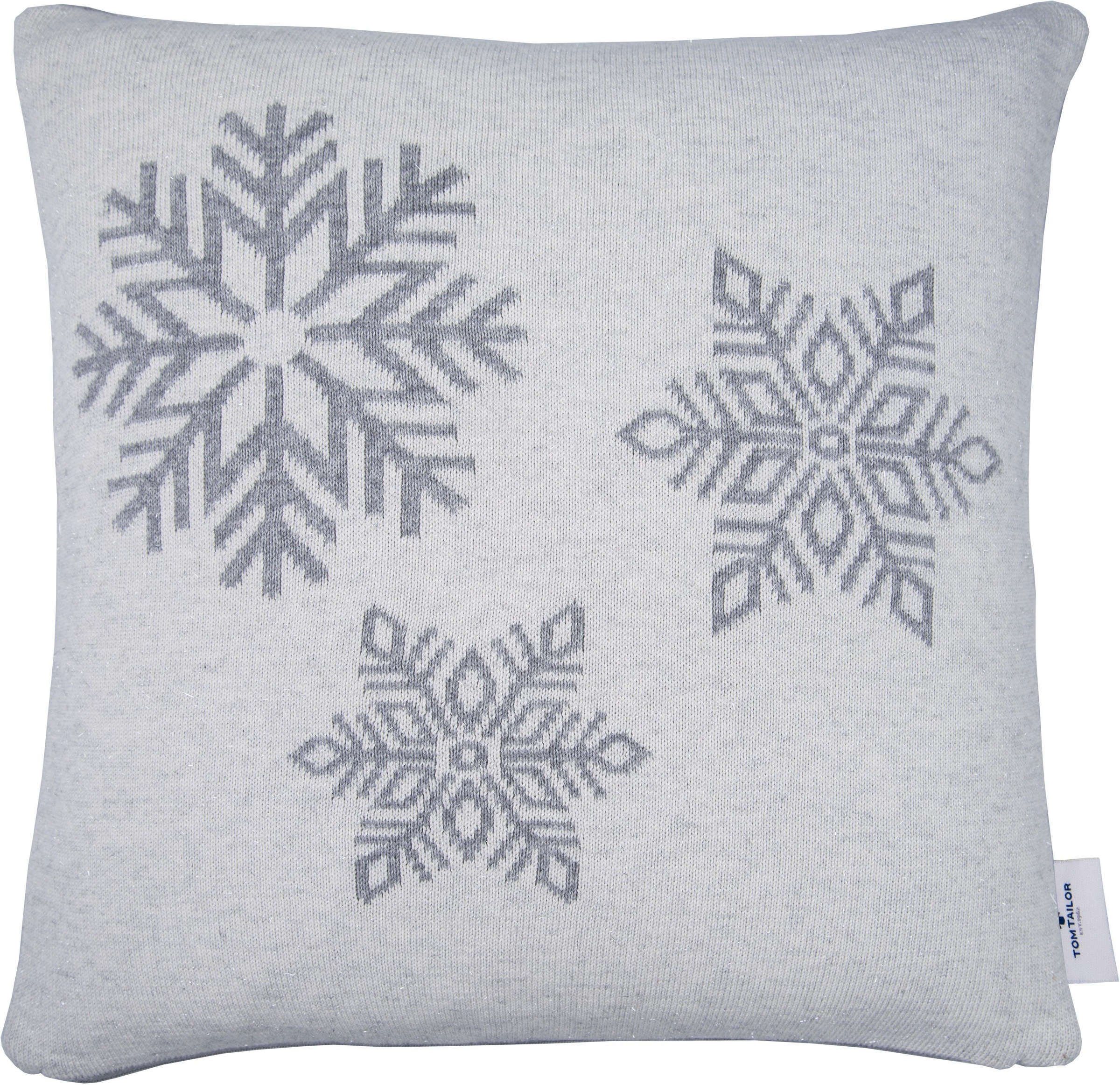Image of TOM TAILOR Dekokissen »Diamond Dust«, (1 St.), mit Eisblumen bei Ackermann Versand Schweiz