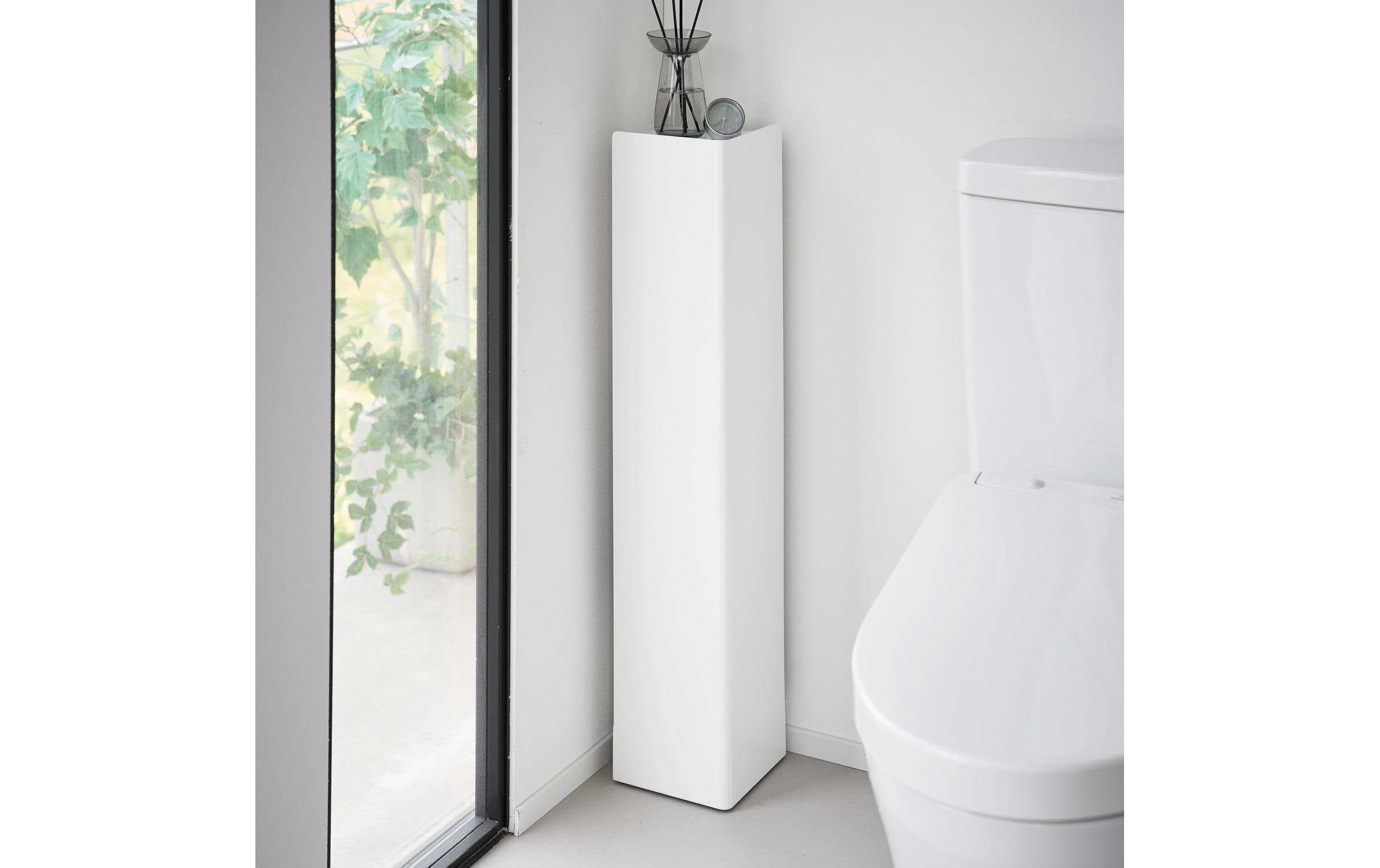 Yamazaki Toilettenpapierhalter »Tower mit Rollen 16 x 80.5 cm«