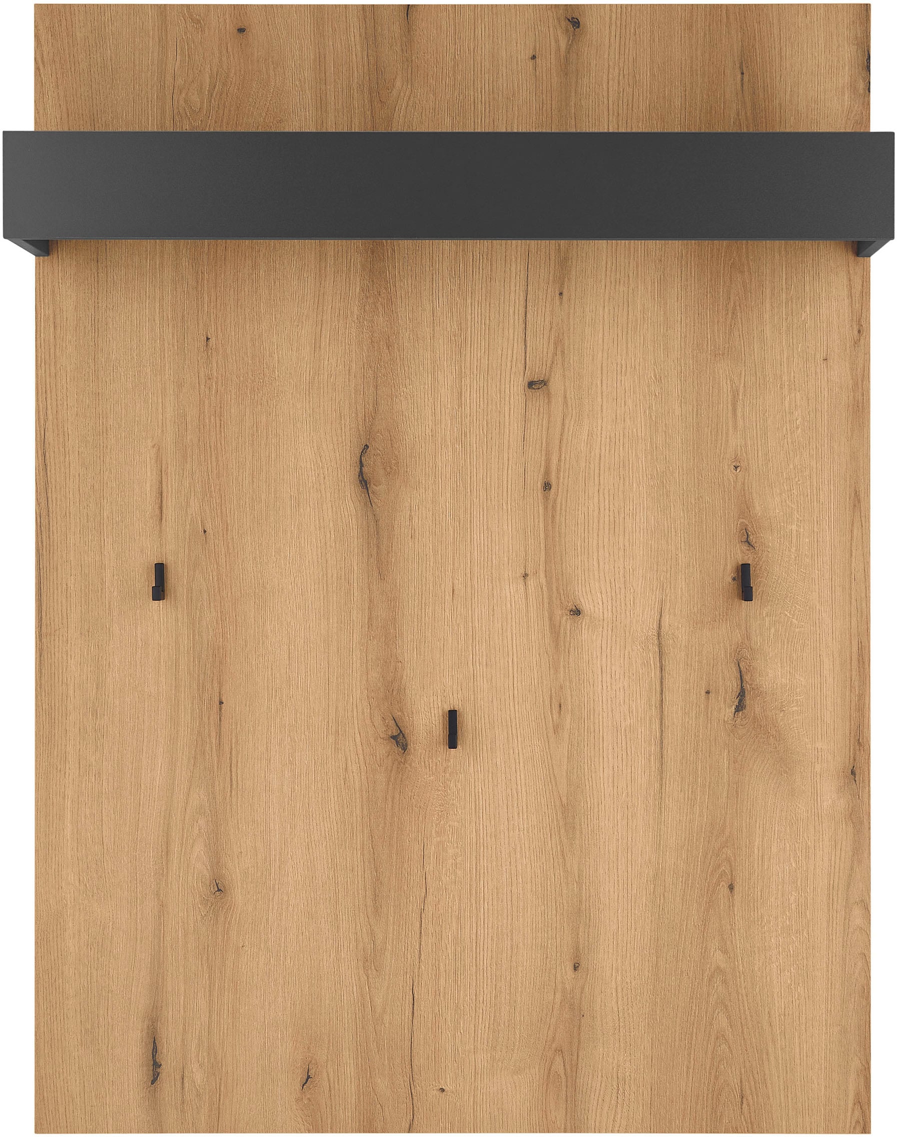 Home affaire Garderobenpaneel »GiRON/CiTY, Wandregal in vier Farben, Flurgarderobe mit Hutablage« mit Kleiderstange und Haken, 100 cm breit