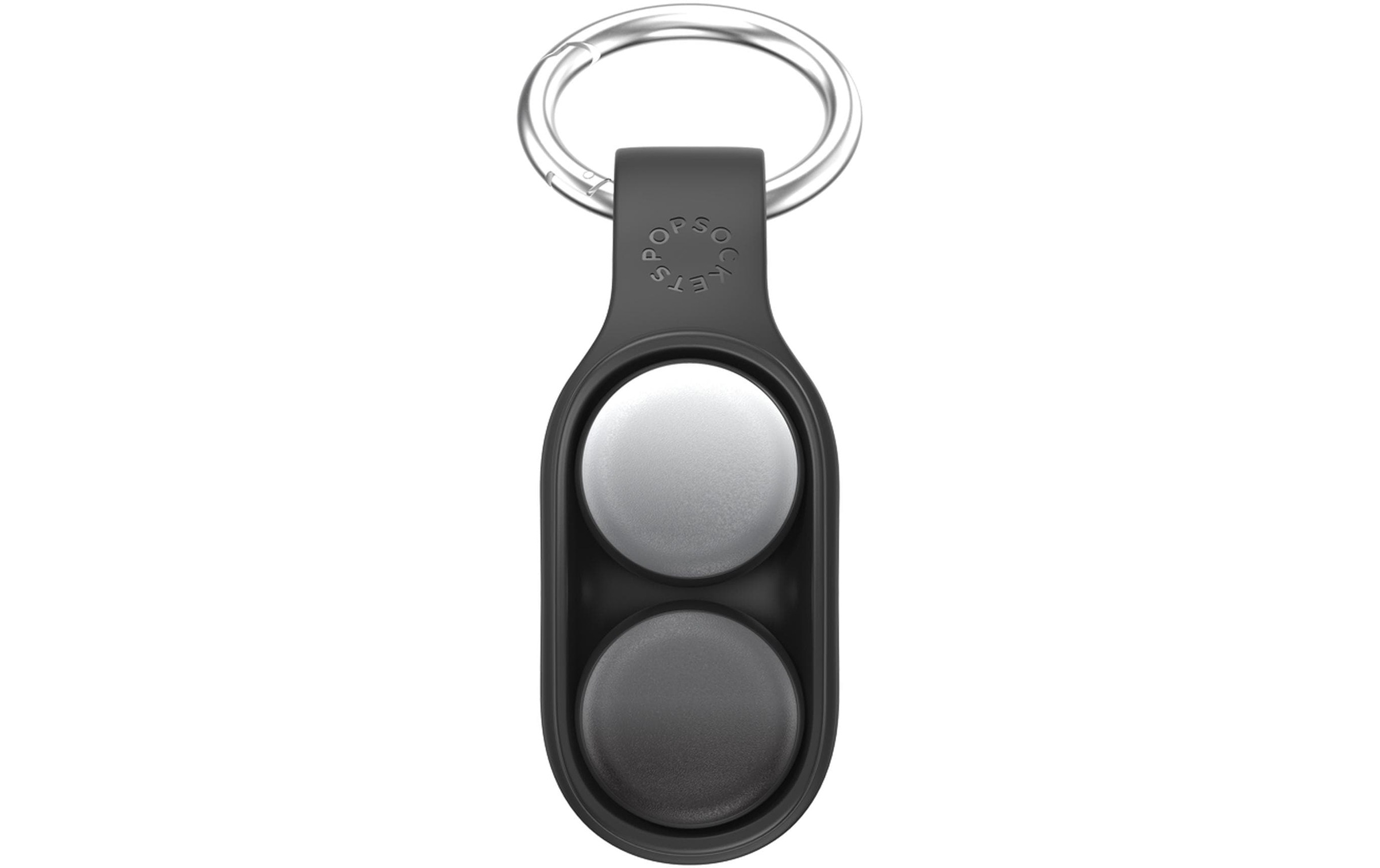 Image of Popsockets Schlüsselanhänger "PopPucks Starter Pack Black Flip"