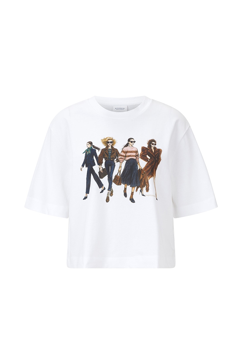 RICHROYAL T-shirt Regular fit avec imprimé mode