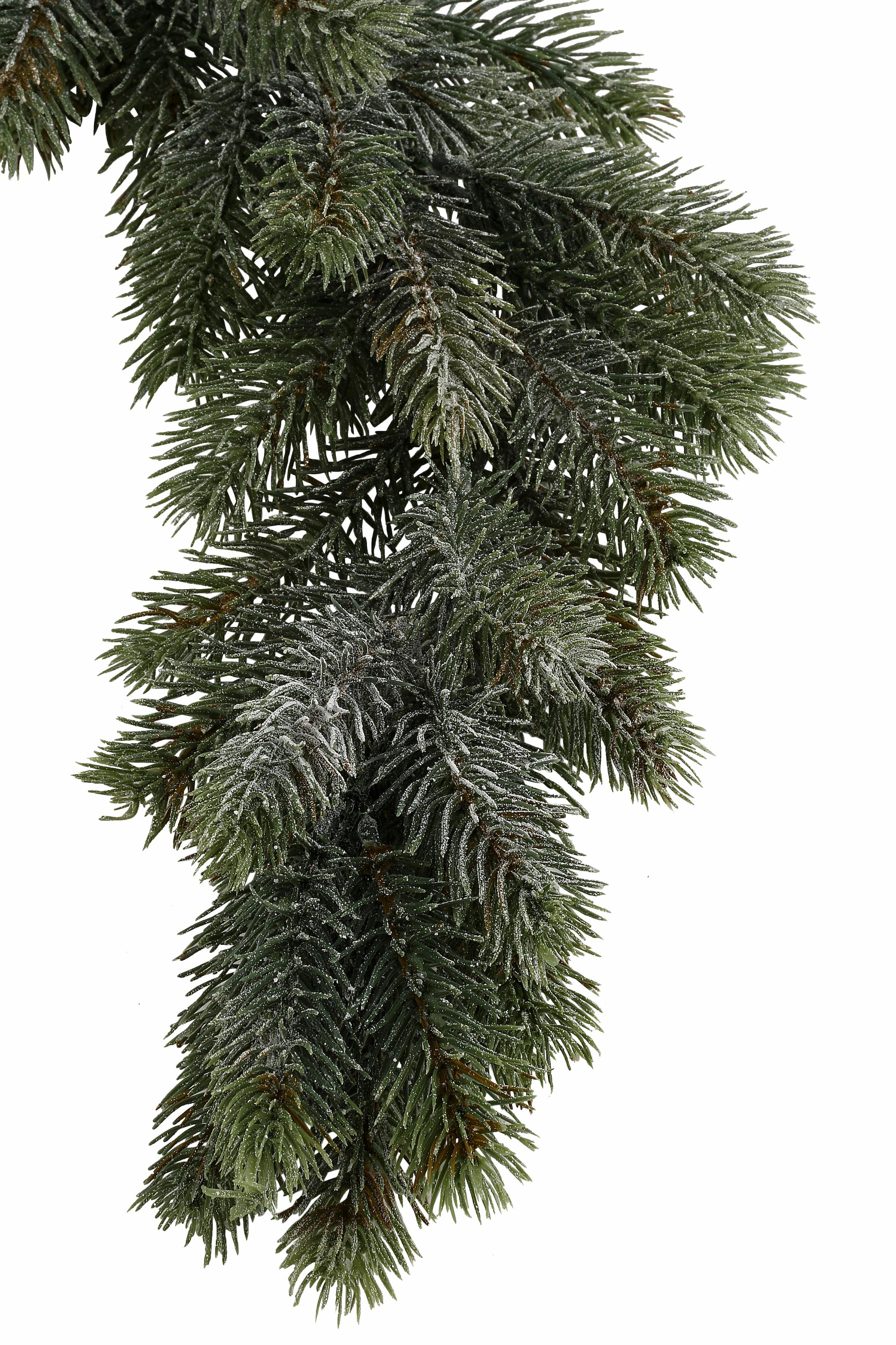 my home Winterliche Kunstpflanze »Weihnachtsdeko, Weihnachtsgirlande«, Girlande, leicht gefrostet, Länge 180 cm