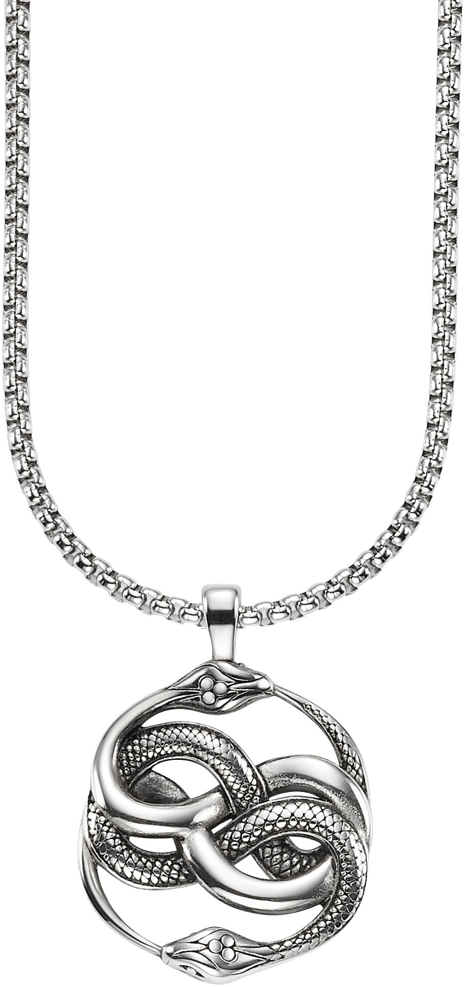 Kette mit Anhänger »Schmuck Geschenk Venezia Uroboroi double snake, B0245N/20/00/55«