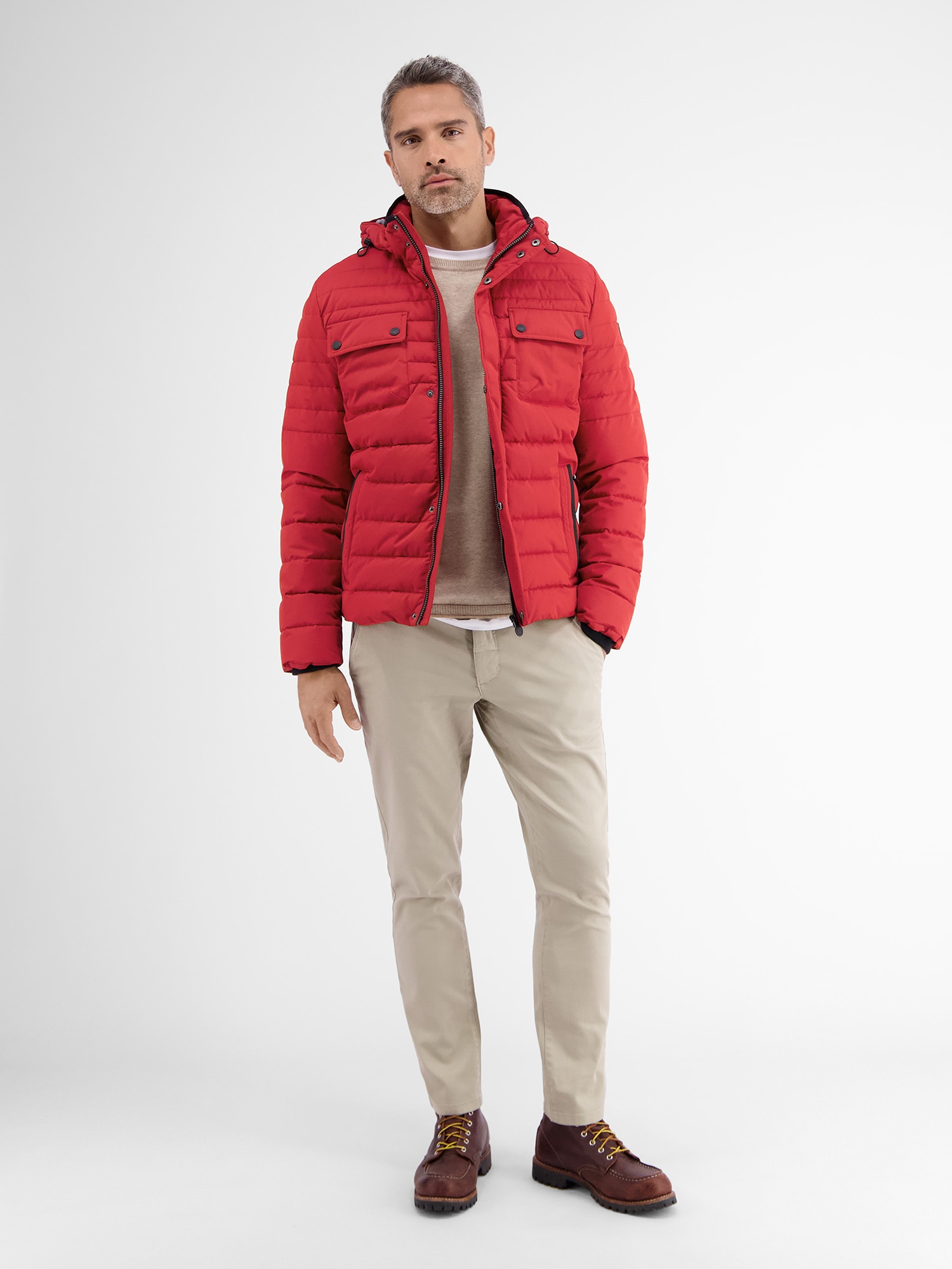 LERROS Veste d'hiver »Steppjacke mit abnehmbarer Kapuze« mit Kapuze