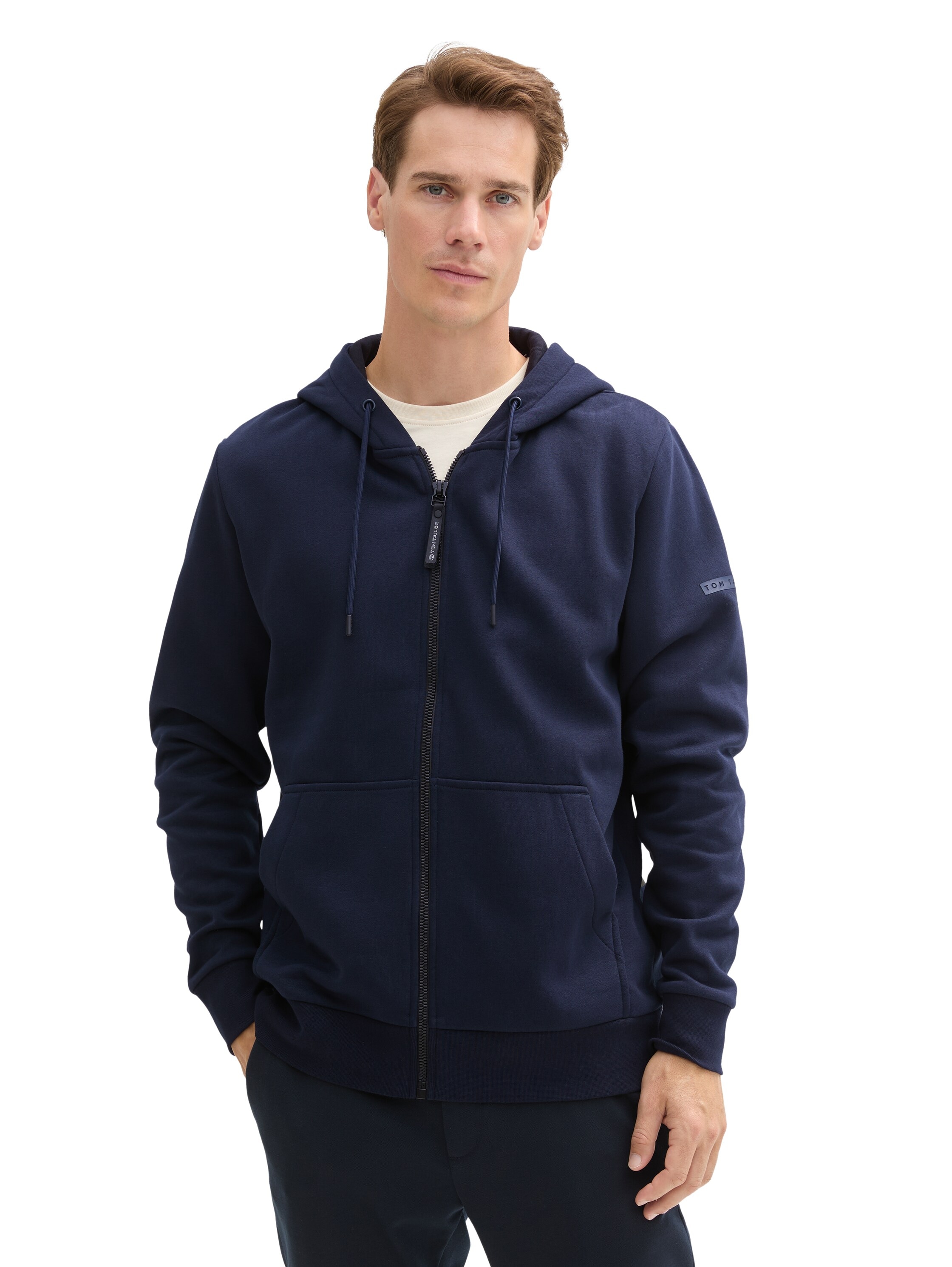 Image of TOM TAILOR Kapuzensweatjacke mit Kapuze