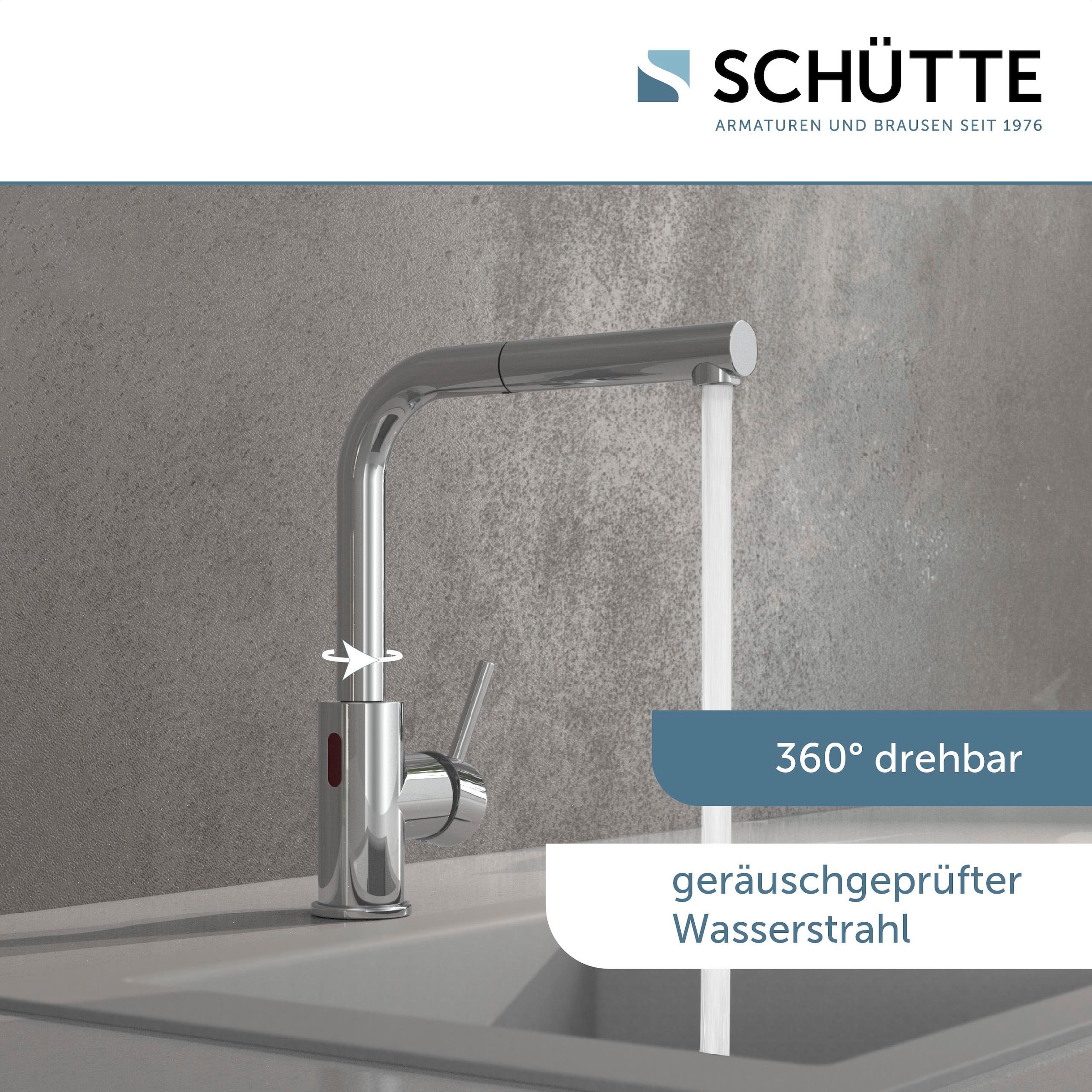 Schütte Spültischarmatur »VITAL« 1 Stk. tlg. Infrarottechnologie/Cold-Start-Fkt./360° schwenkbar /Eco-Click-Fkt.