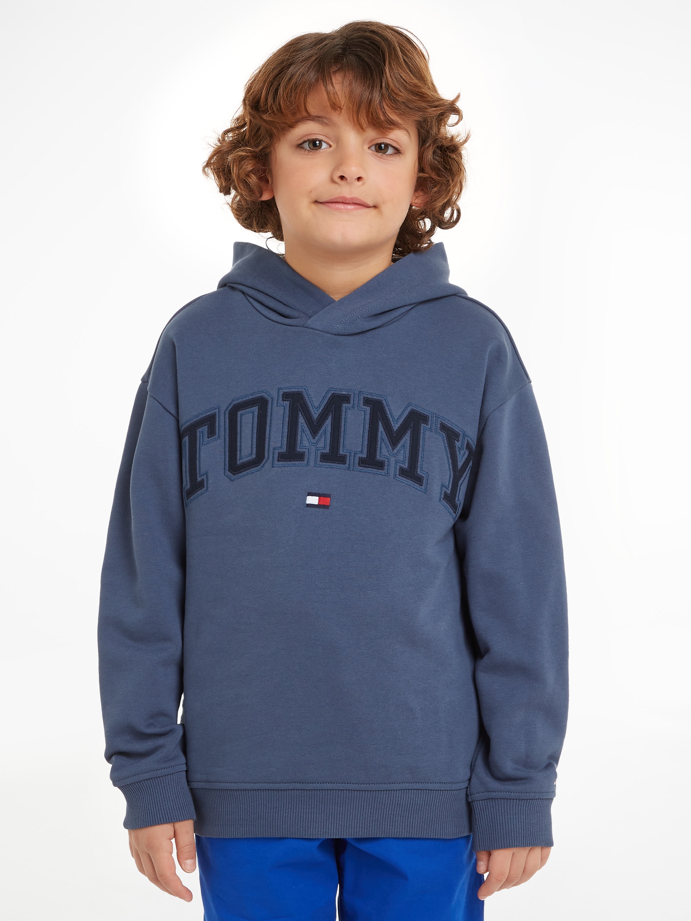 Tommy Hilfiger Kapuzensweatshirt »VARSITY EMBROIDERY HOODIE«, Kinder bis 16 Jahre