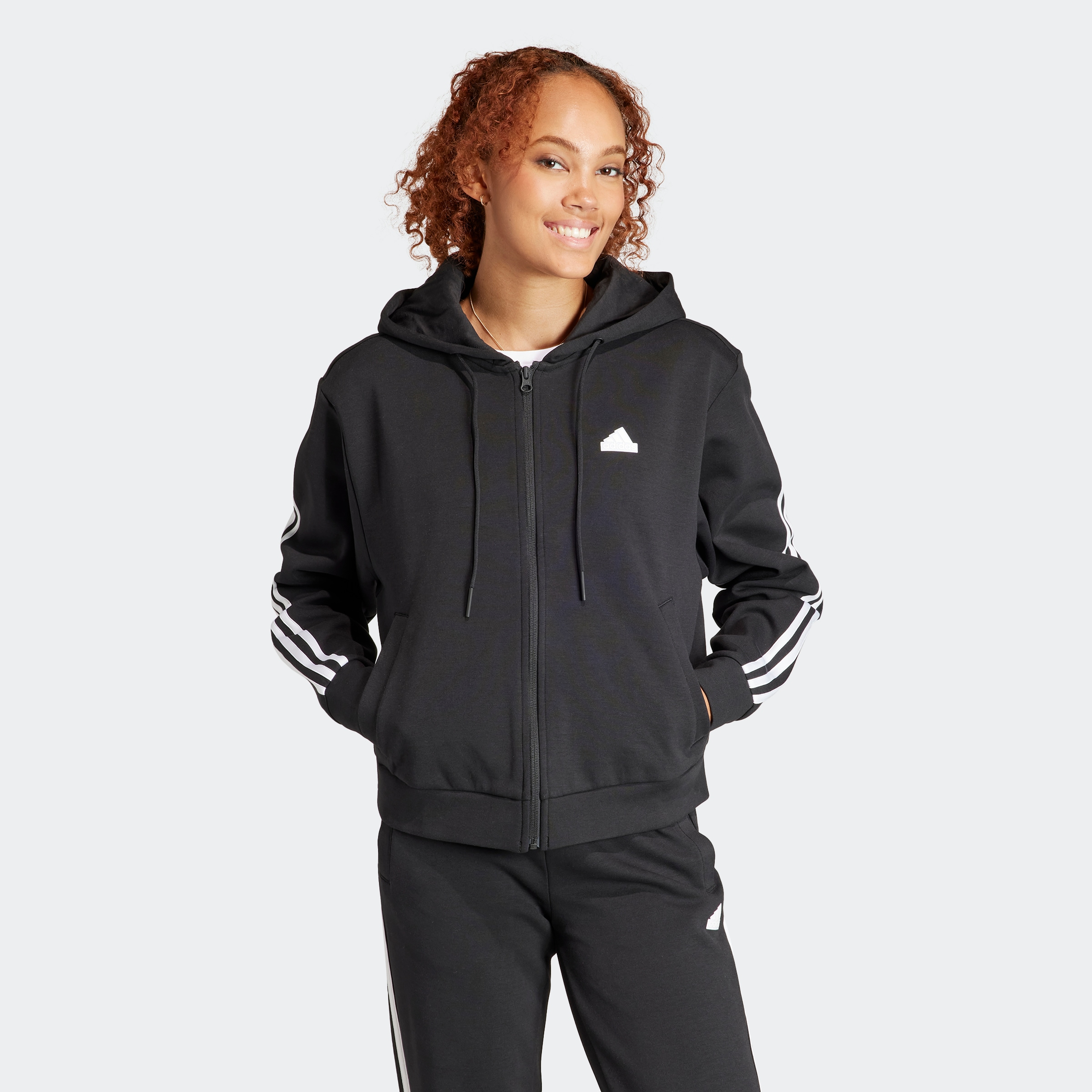 adidas Sportswear Kapuzensweatshirt »W FI 3S FZ HD«