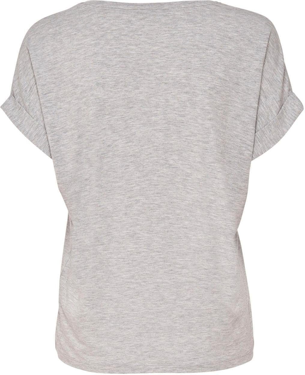 ONLY T-Shirt »ONLMOSTER S/S O-NECK TOP NOOS JRS«, mit Aufschlag am Arm