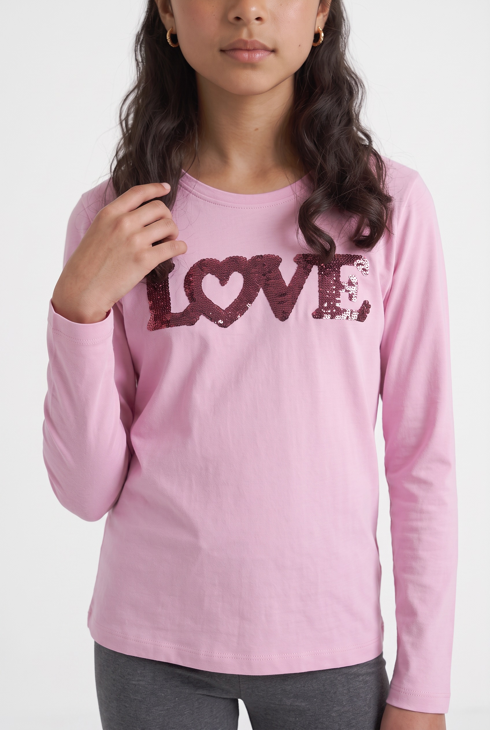 Name It Langarmshirt »NKFNTRINE LS TOP« Baumwolle, regular fit