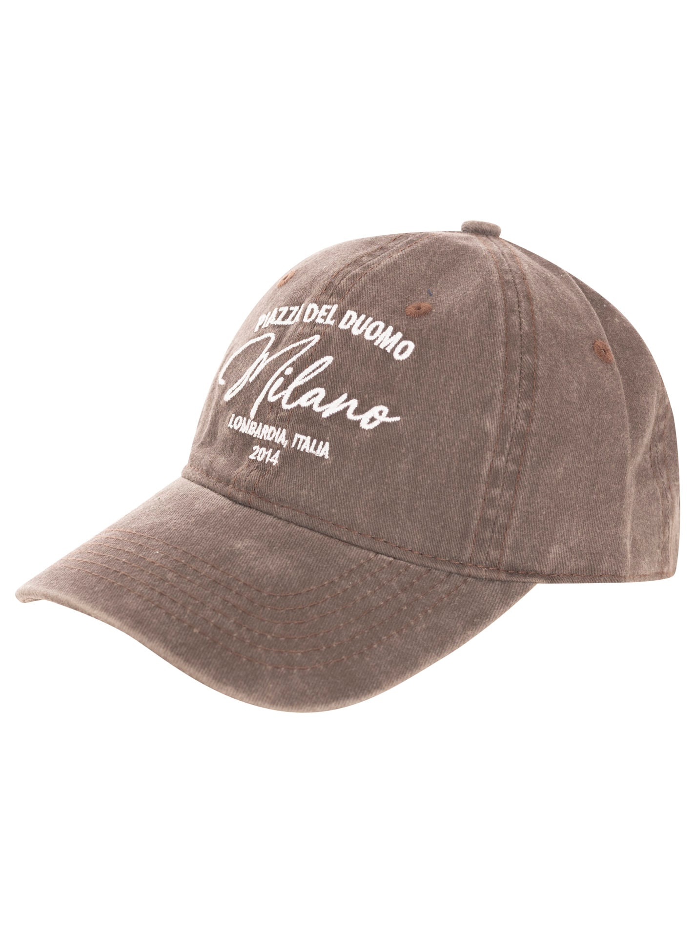Image of Zwillingsherz Baseball Cap ""Milano"" modernen Vintage-Look, Stickerei