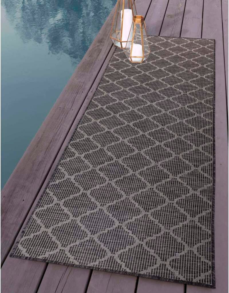 Carpet City Läufer »Palm«, rechteckig, Terrasse, kaufen gewebt UV-beständig, Balkon, Küche, Wetterfest & flach bequem für