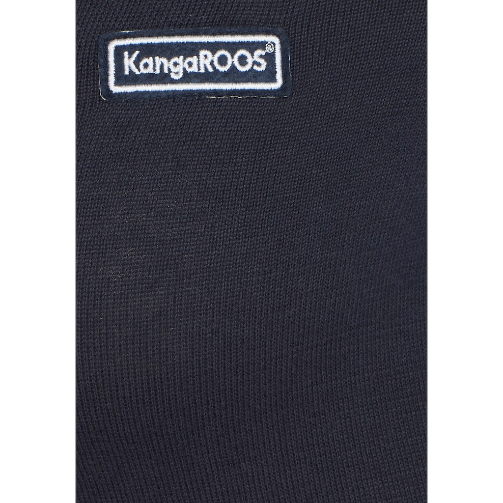 KangaROOS V-Ausschnitt-Pullover, im tollen Streifen-Farb-Mix