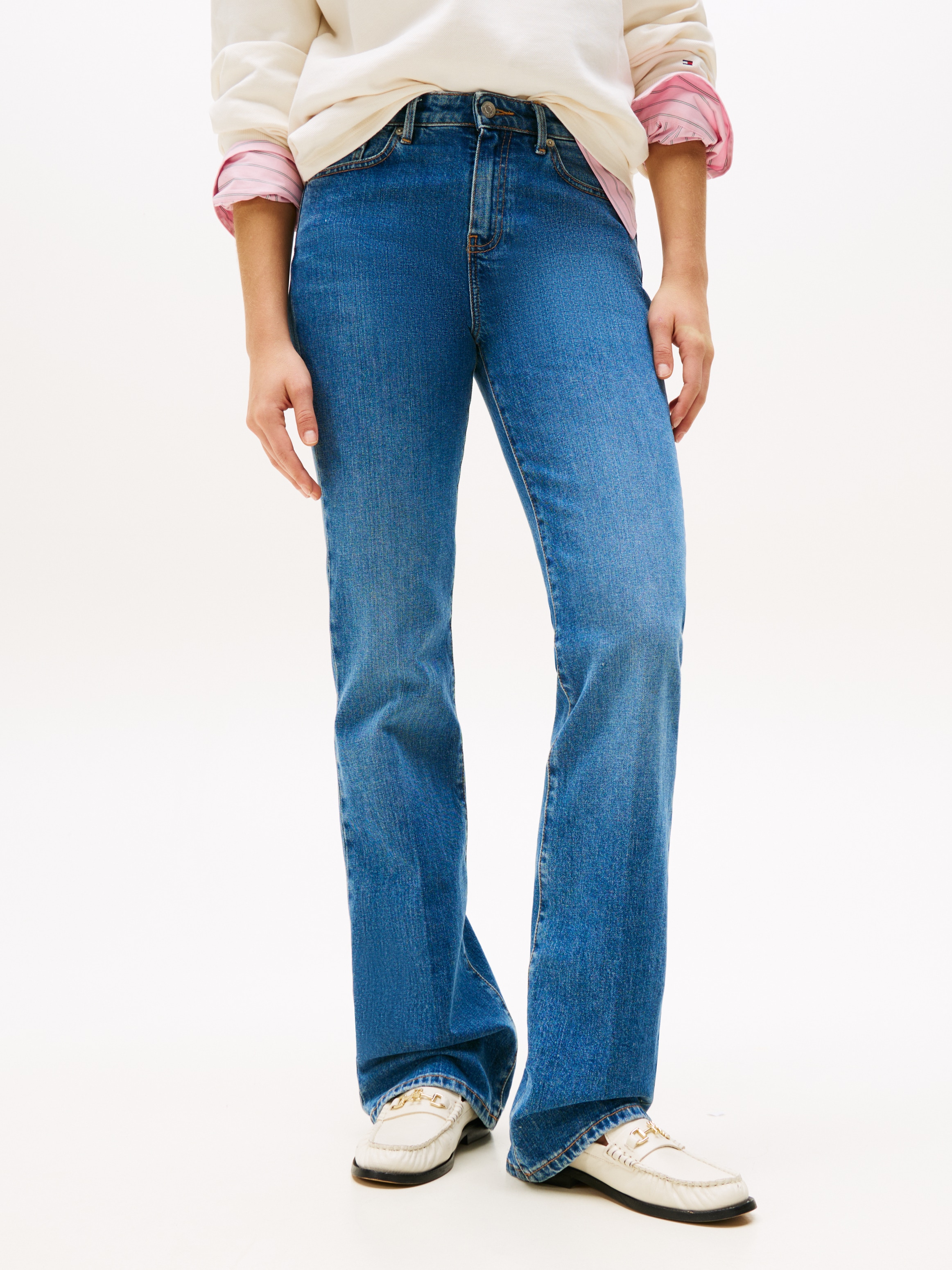 Image of Tommy Hilfiger Bootcut-Jeans "DNM FLO BOOTCUT RW"