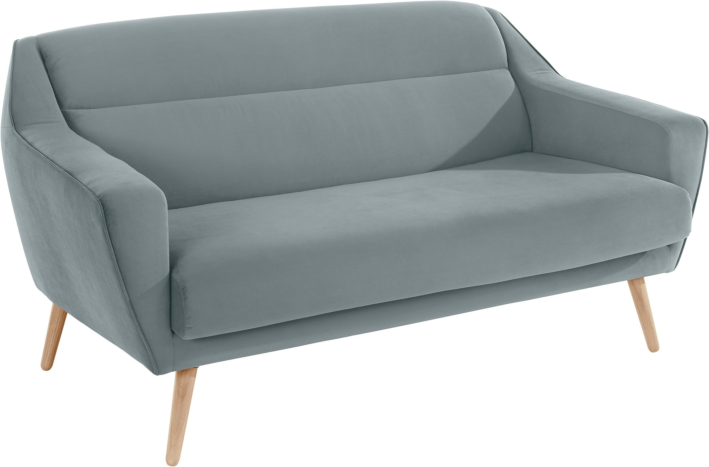 andas 3-Sitzer »Bille«, mit Naht im Rückenkissen und Eiche-Beinen, Design by Morten Georgsen