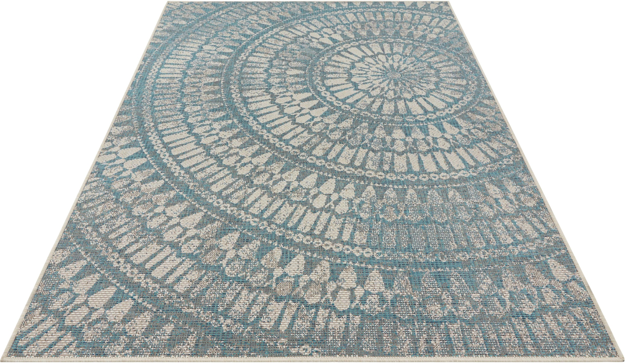 Image of NORTHRUGS Teppich »Arnon«, rechteckig, 4 mm Höhe, In-und Outdoor geeignet, Wohnzimmer, Balkon, Terrasse, Garten, Strapazierfähig und pflegeleicht, Flachgewebe bei Ackermann Versand Schweiz