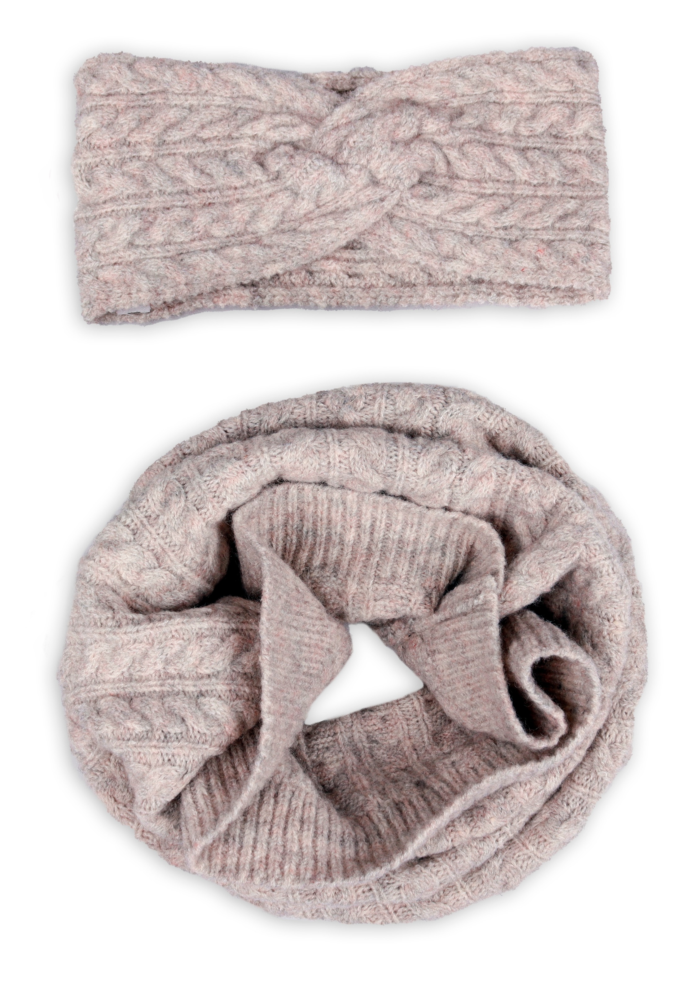 Image of Capelli New York Loop mit Zopfstrickmuster