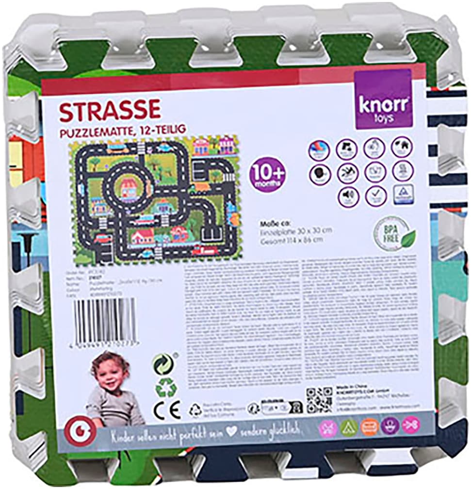 Knorrtoys® Puzzle »Strasse«, Puzzlematte, Bodenpuzzle