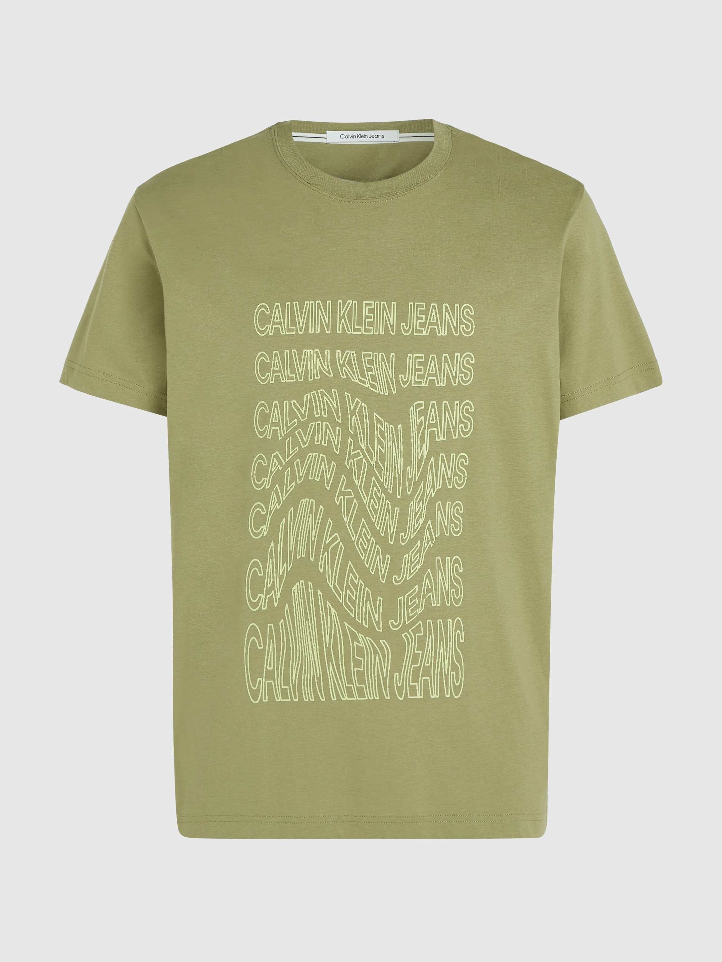 Calvin Klein Jeans T-Shirt »INSTITUTIONAL WARP TEE«, mit Logodruck