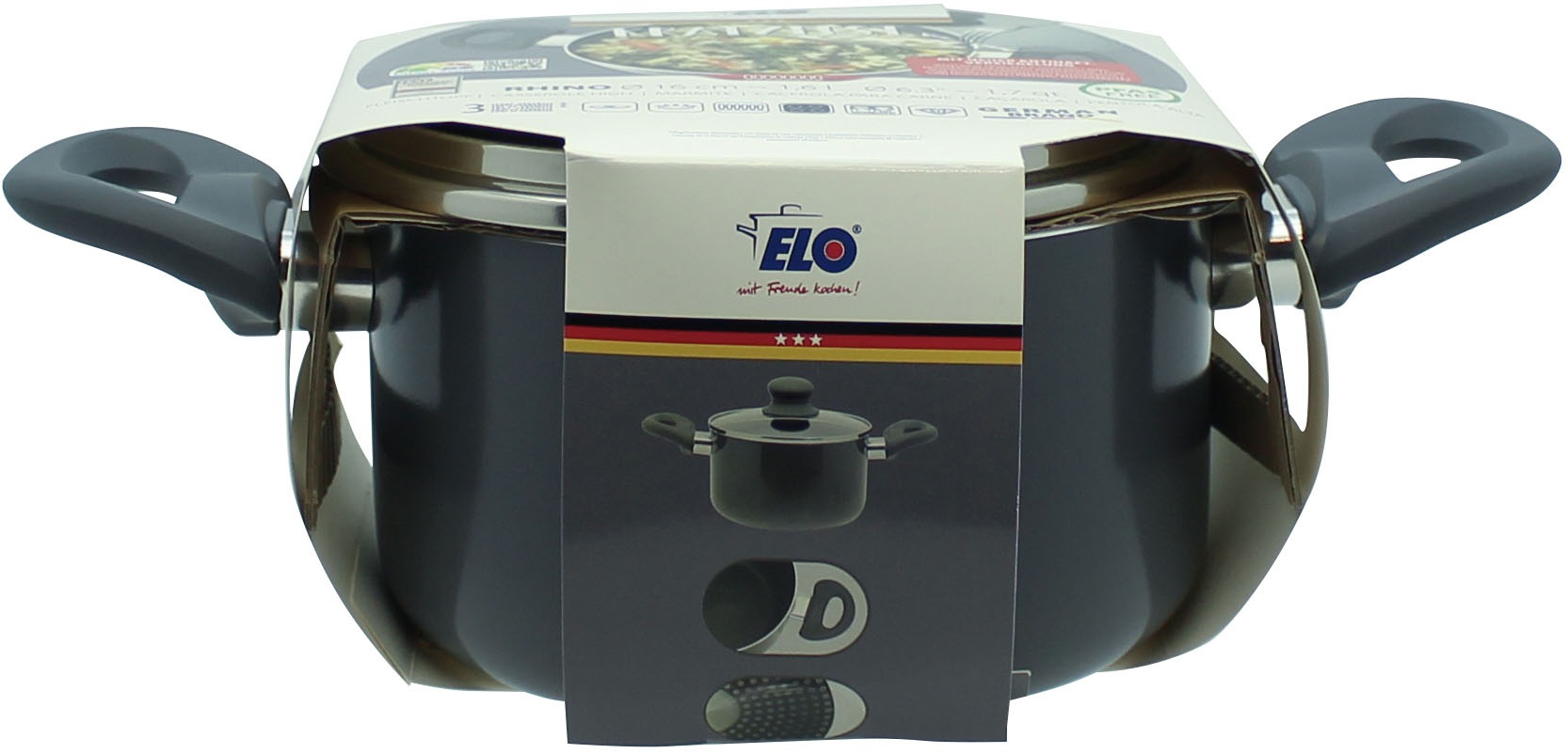 Elo Set de casseroles »Rhino Topfset 4-teilig« Set, 7 cuis tlg.