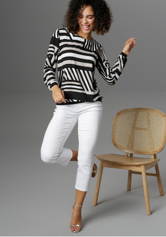 Aniston SELECTED Shirtbluse, mit grafischem Muster kaufen