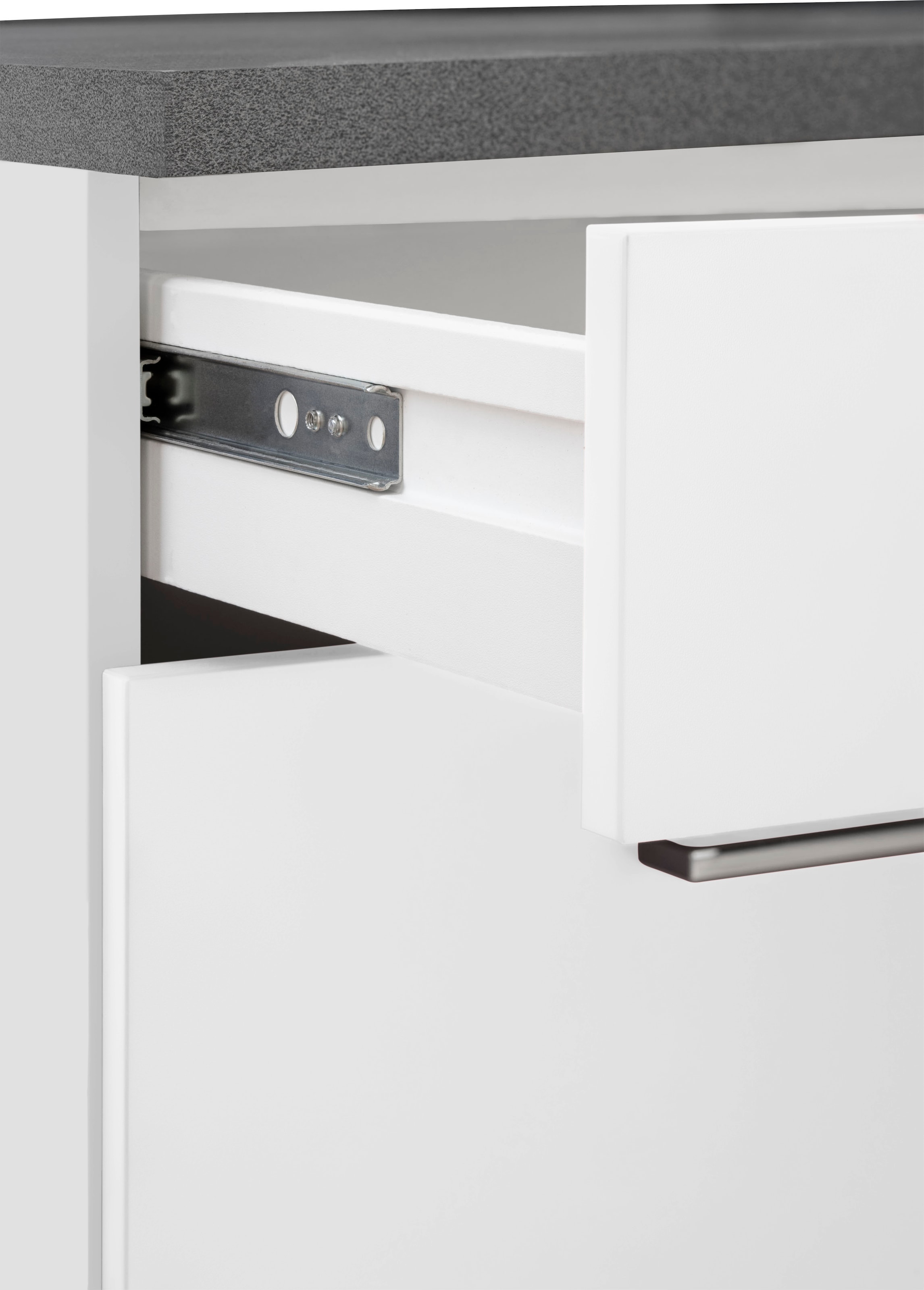 KOCHSTATION Kitchenette »KS-Paris â€“ Küchen mit einzigartigen Fotomotiven auf den Fronten« largeur 300 cm, au choix avec appareils électriques, avec impression décorative