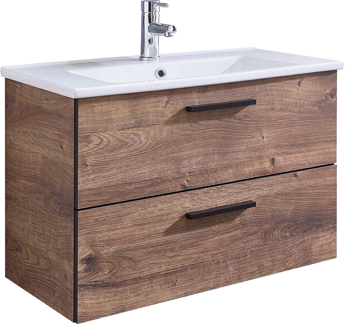 Image of Saphir Badmöbel-Set "Quickset 374 Keramik-Waschtisch mit Unterschrank, 75 cm breit" 1 Stk. tlg.