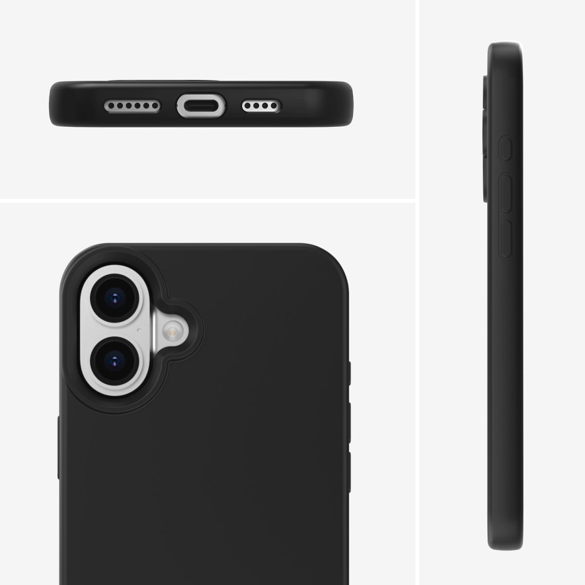 4smarts Handyhülle »Silikon Case Cupertino für Apple iPhone 16«, Backcover, Schutzhülle, Handyschutzhülle, Case, Schutzcase, stossfest